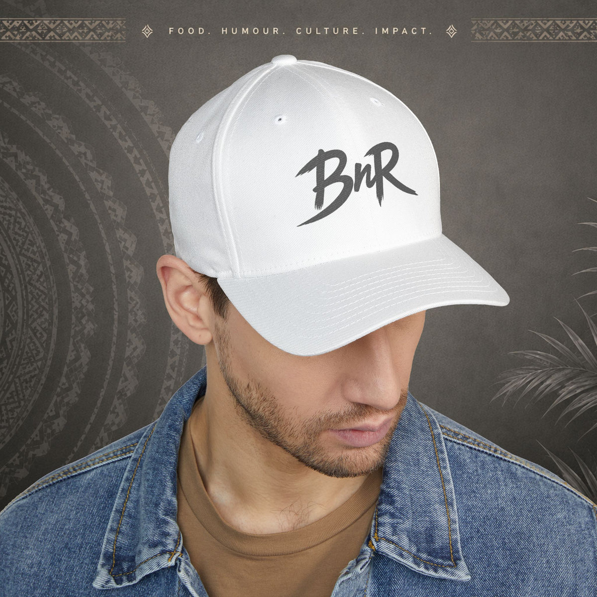 Bully n Rice - Fletcher Collection Pacific Streetwear - Flexfit Cap (black print)