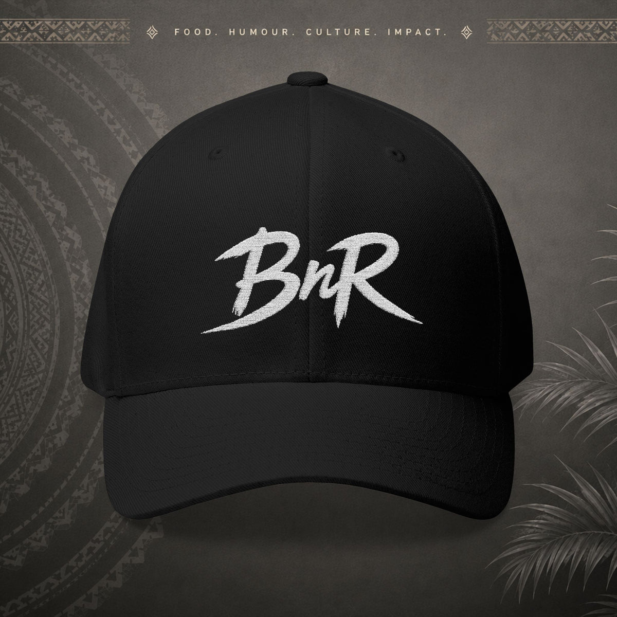 Bully n Rice - Fletcher Collection Pacific Streetwear - Flexfit Cap (white print)