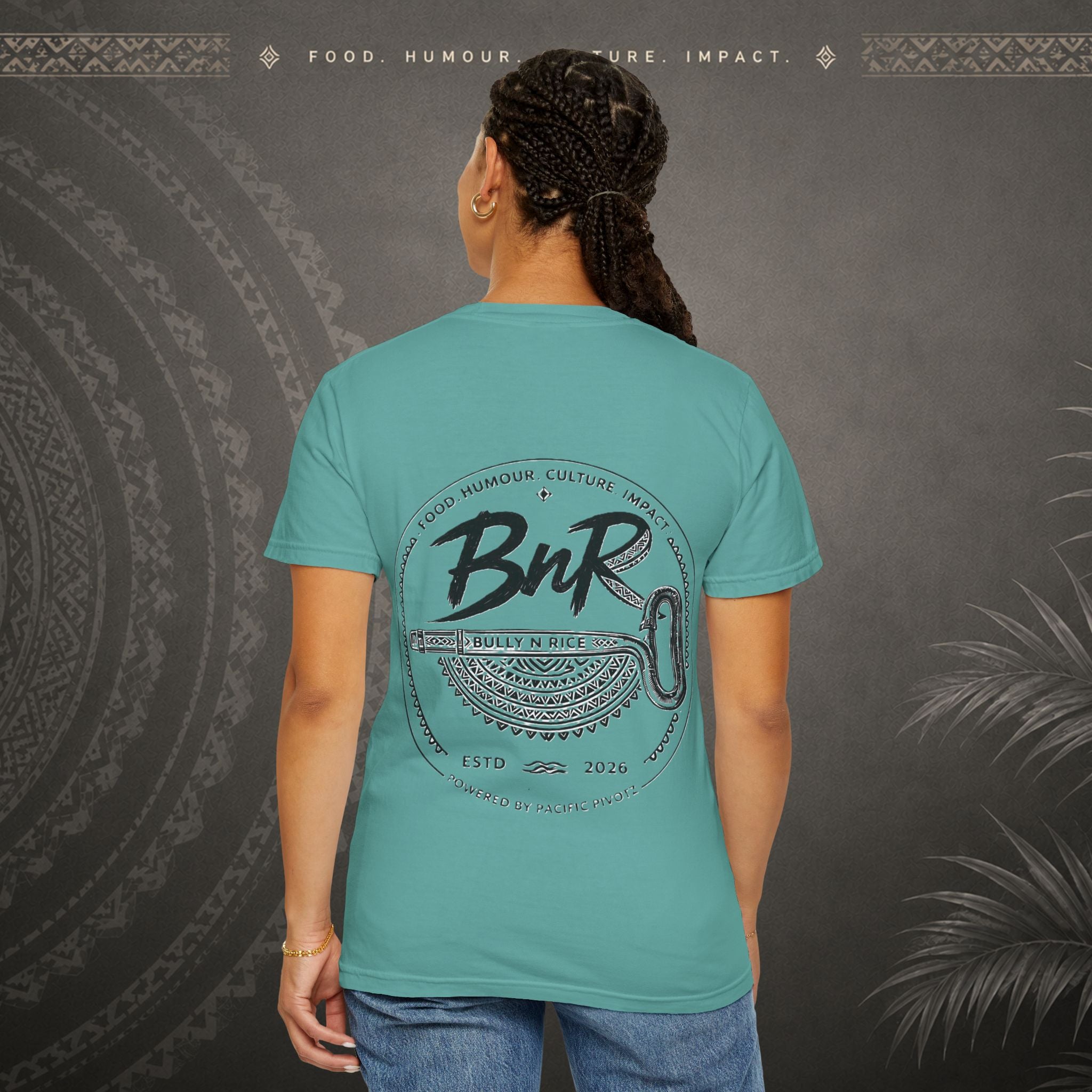 Bully n Rice - Strongpela Bold Pacific Streetwear Adult T-Shirt
