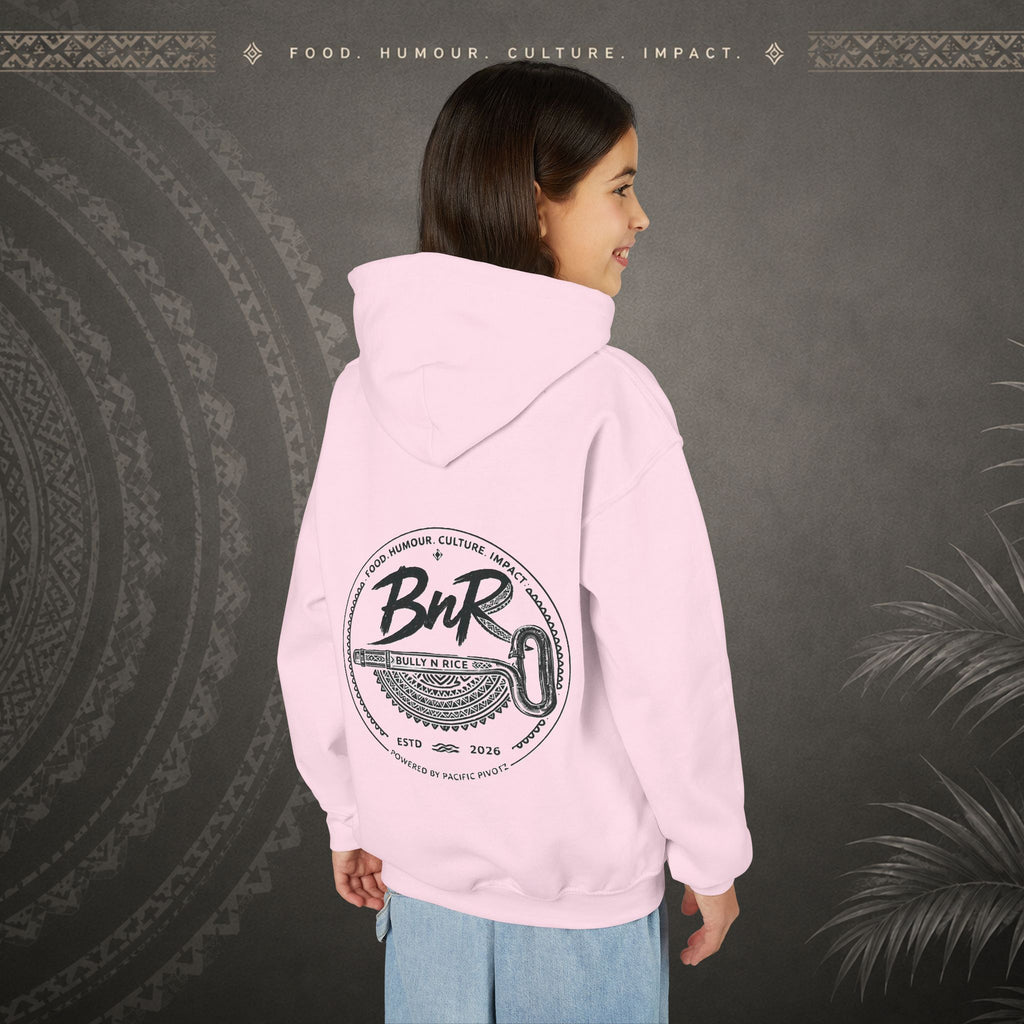 Bully n Rice - Strongpela - Kids Pacific Island Hoodie