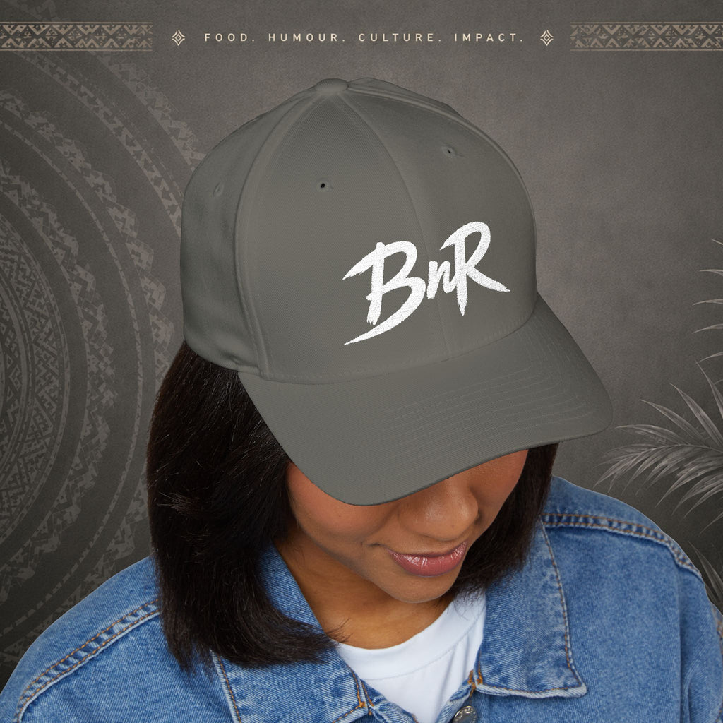 Bully n Rice - Fletcher Collection Pacific Streetwear - Flexfit Cap (white print)