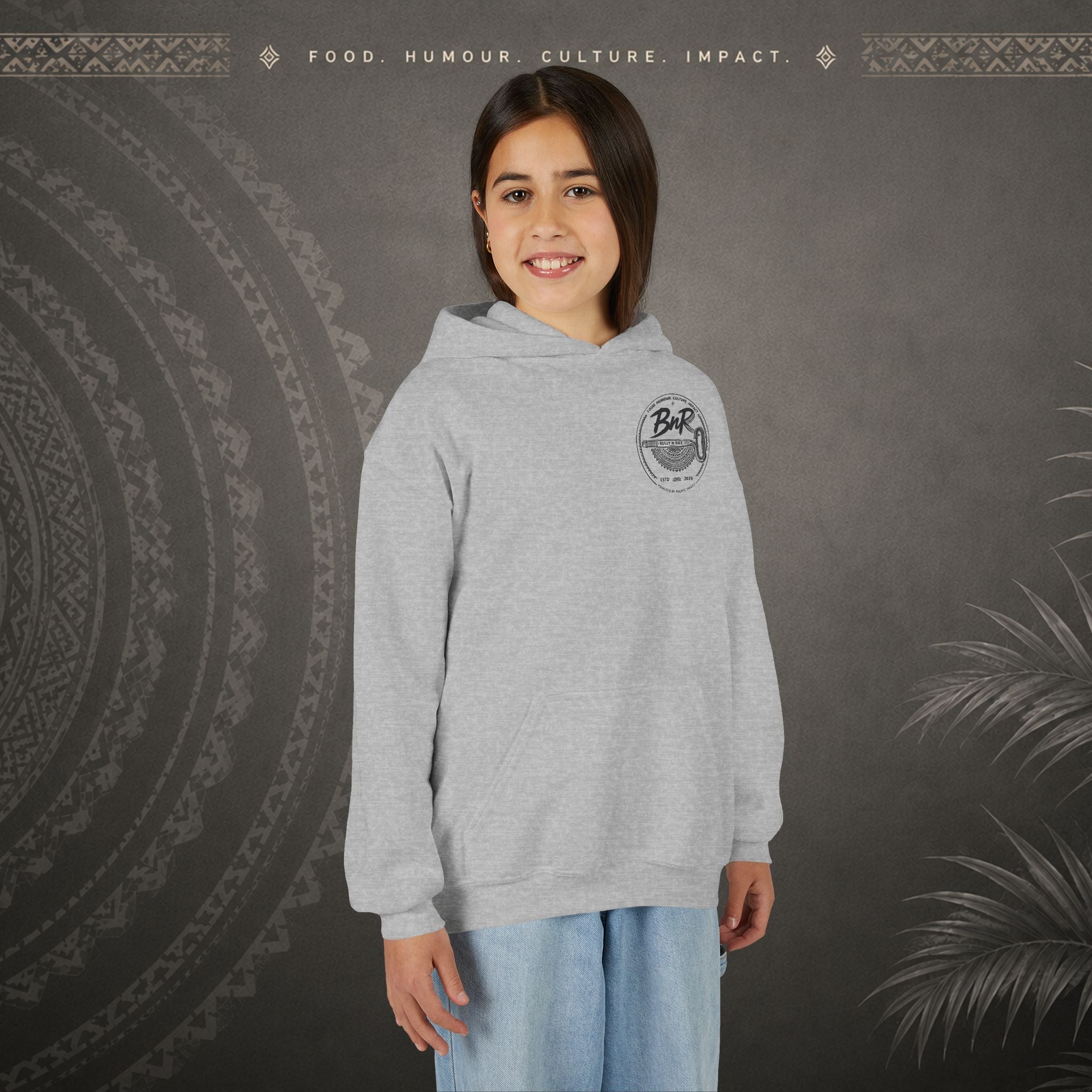 Bully n Rice Liklik Kids Pacific Island Hoodie