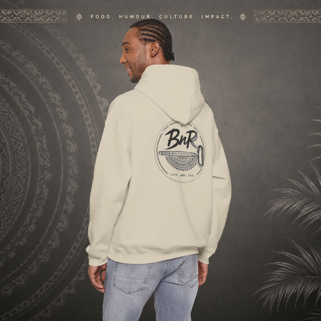 Bully n Rice - Strongpela Statement Pacific Hoodie (Adult sizes 3XL - 5 XL)