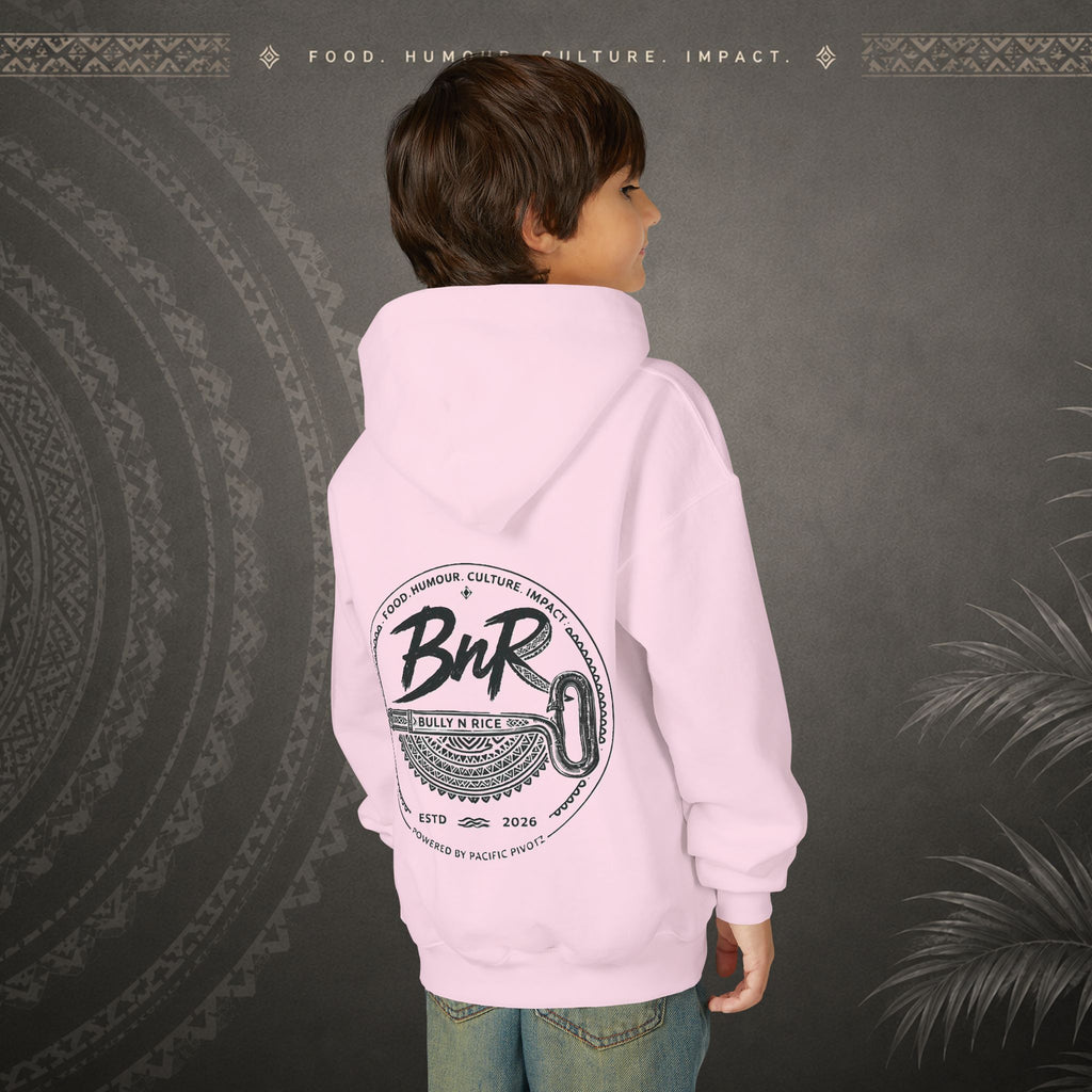Bully n Rice - Strongpela - Kids Pacific Island Hoodie
