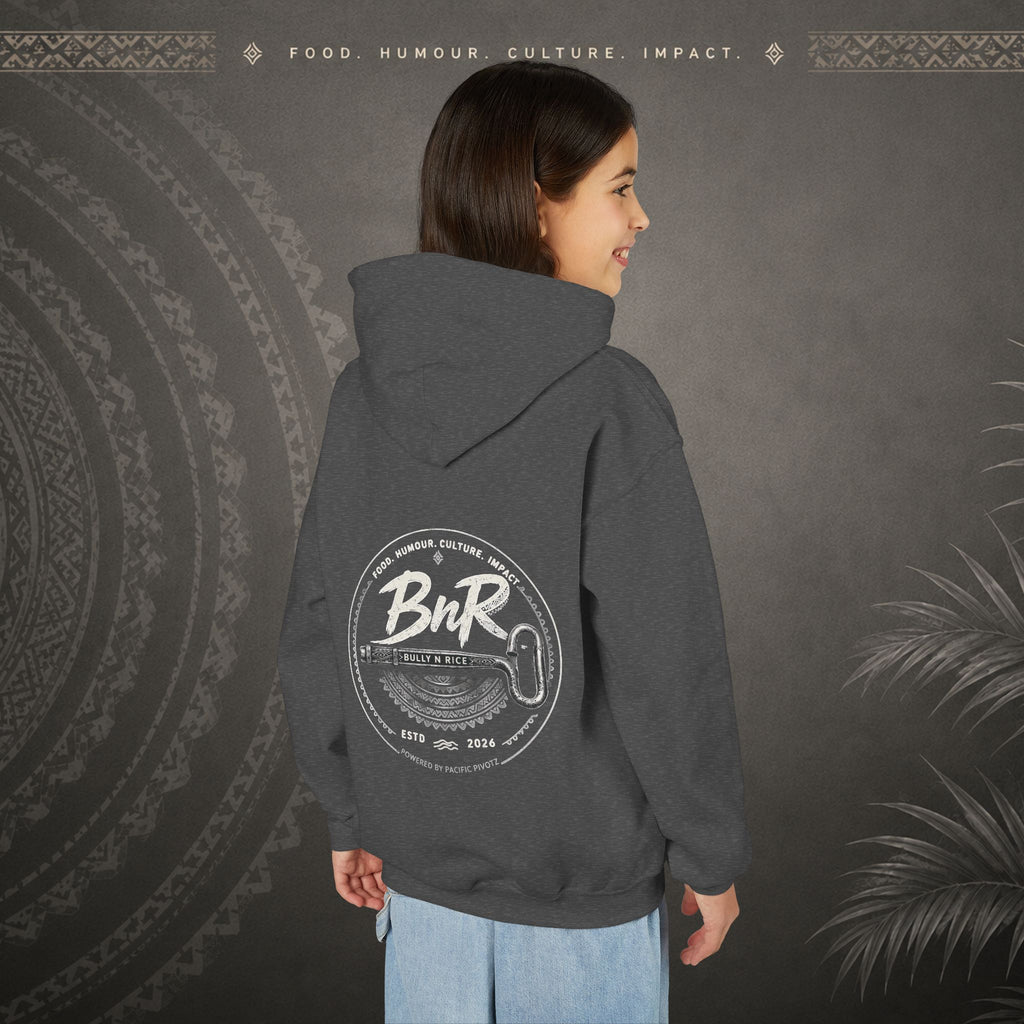 Bully n Rice - Strongpela - Kids Pacific Island Hoodie