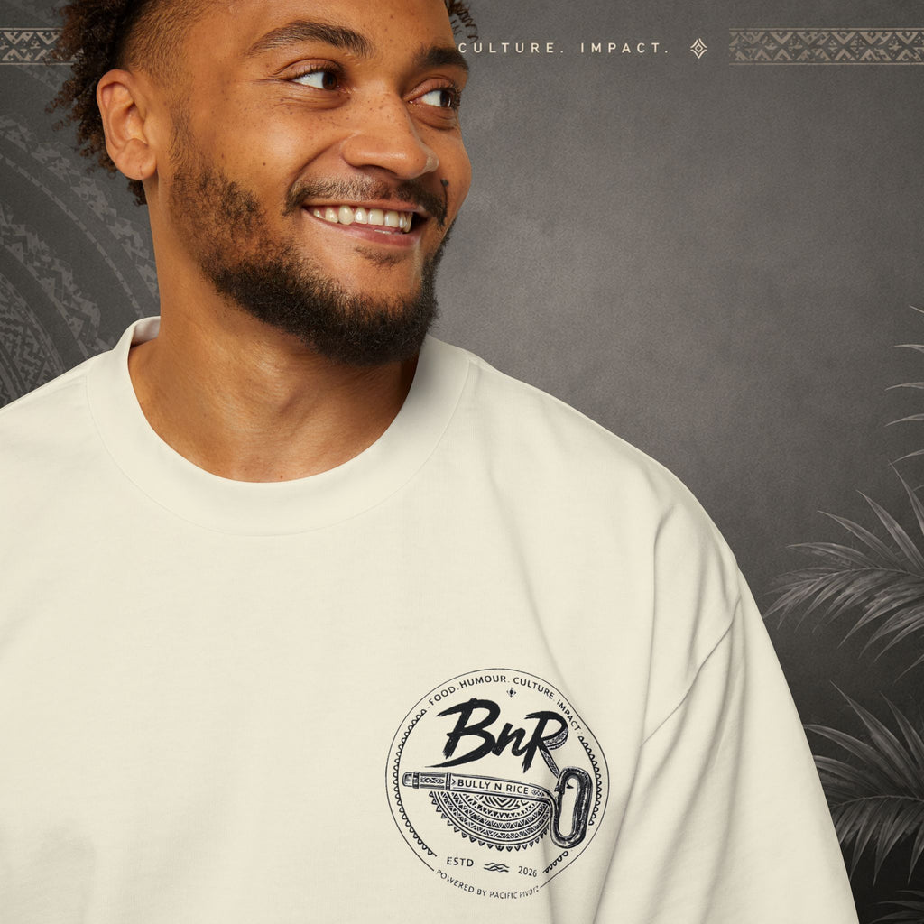 Bully n Rice Strongpela Bold Pacific Streetwear Oversized T-Shirt