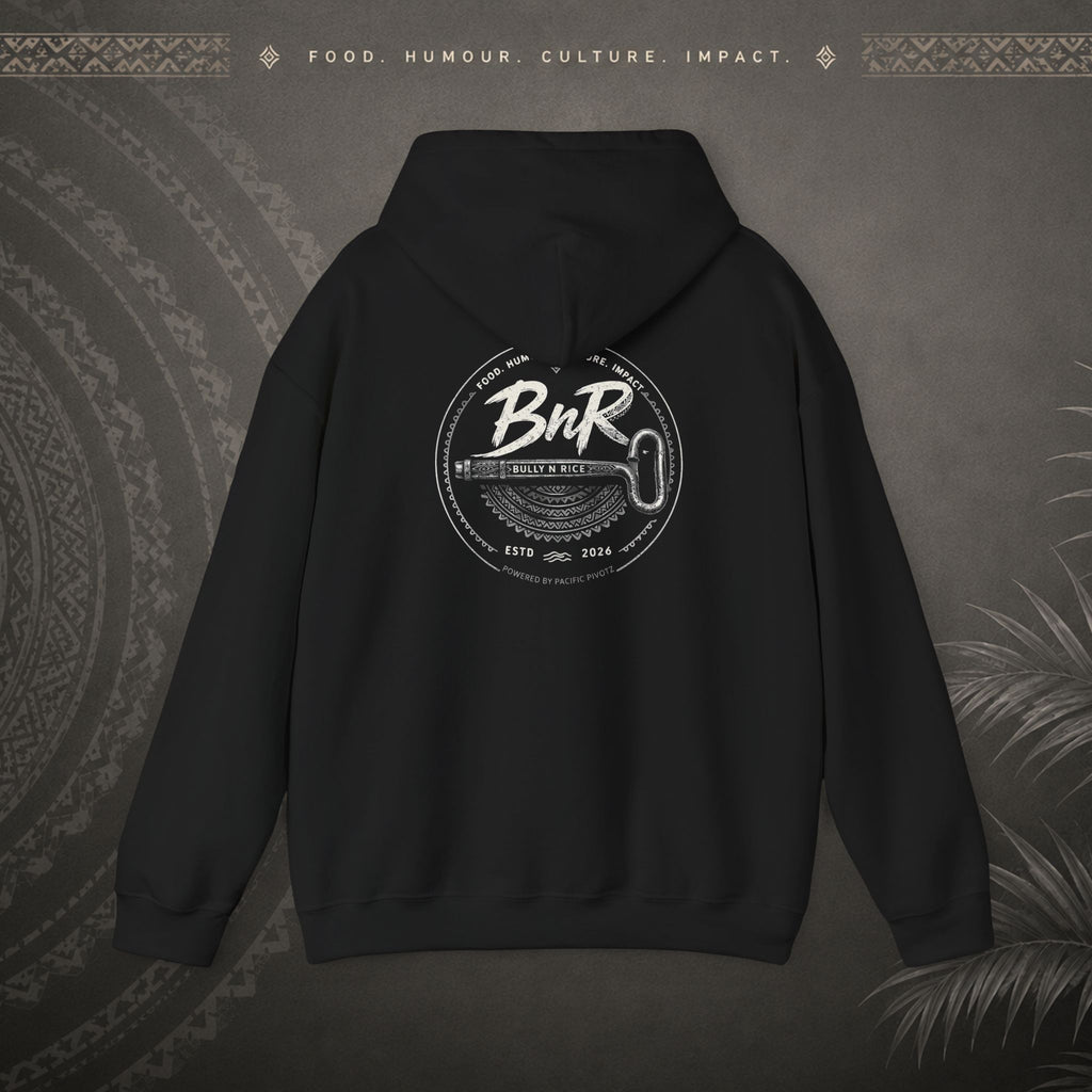 Bully n Rice - Strongpela Statement Pacific Hoodie (Adult sizes 3XL - 5 XL)