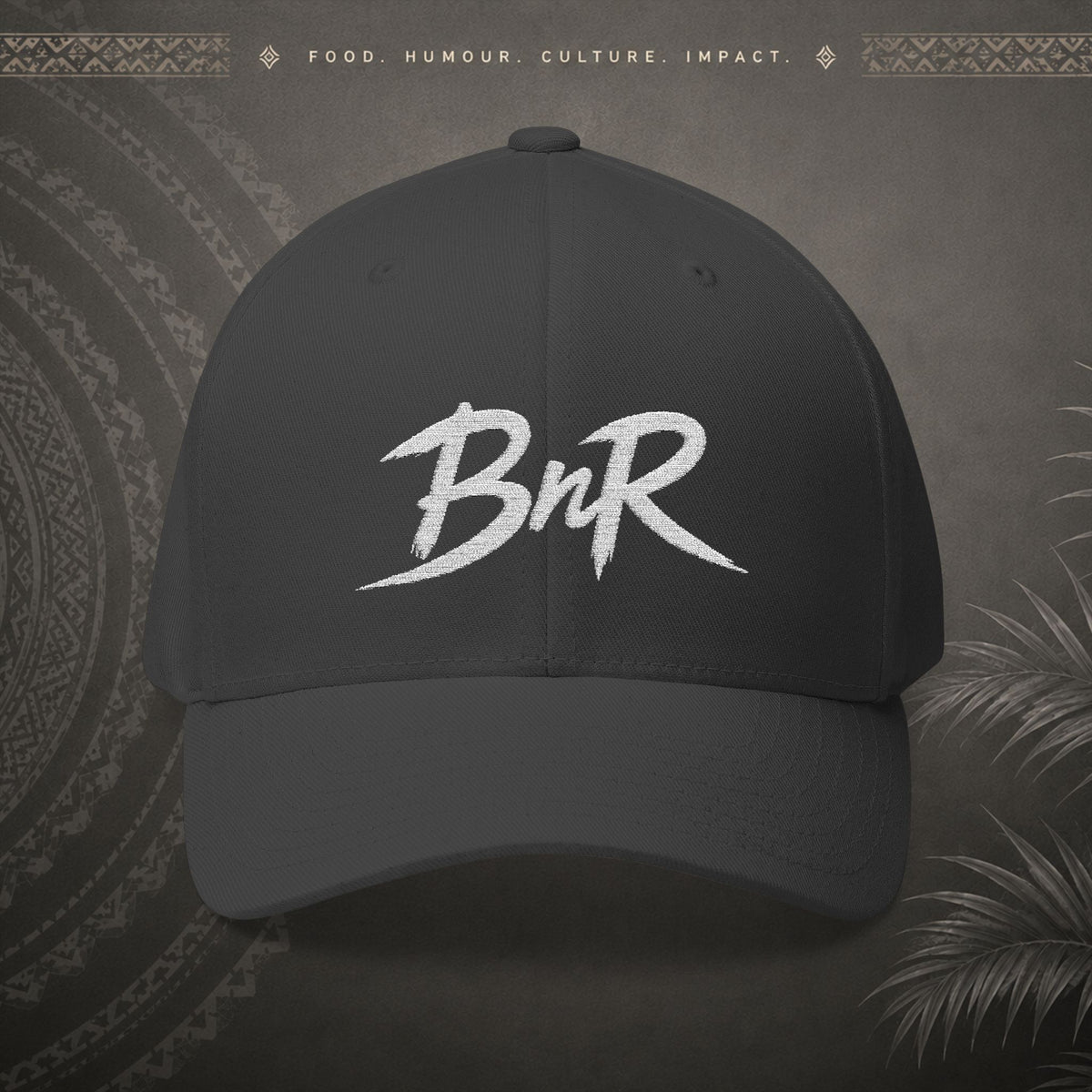 Bully n Rice - Fletcher Collection Pacific Streetwear - Flexfit Cap (white print)