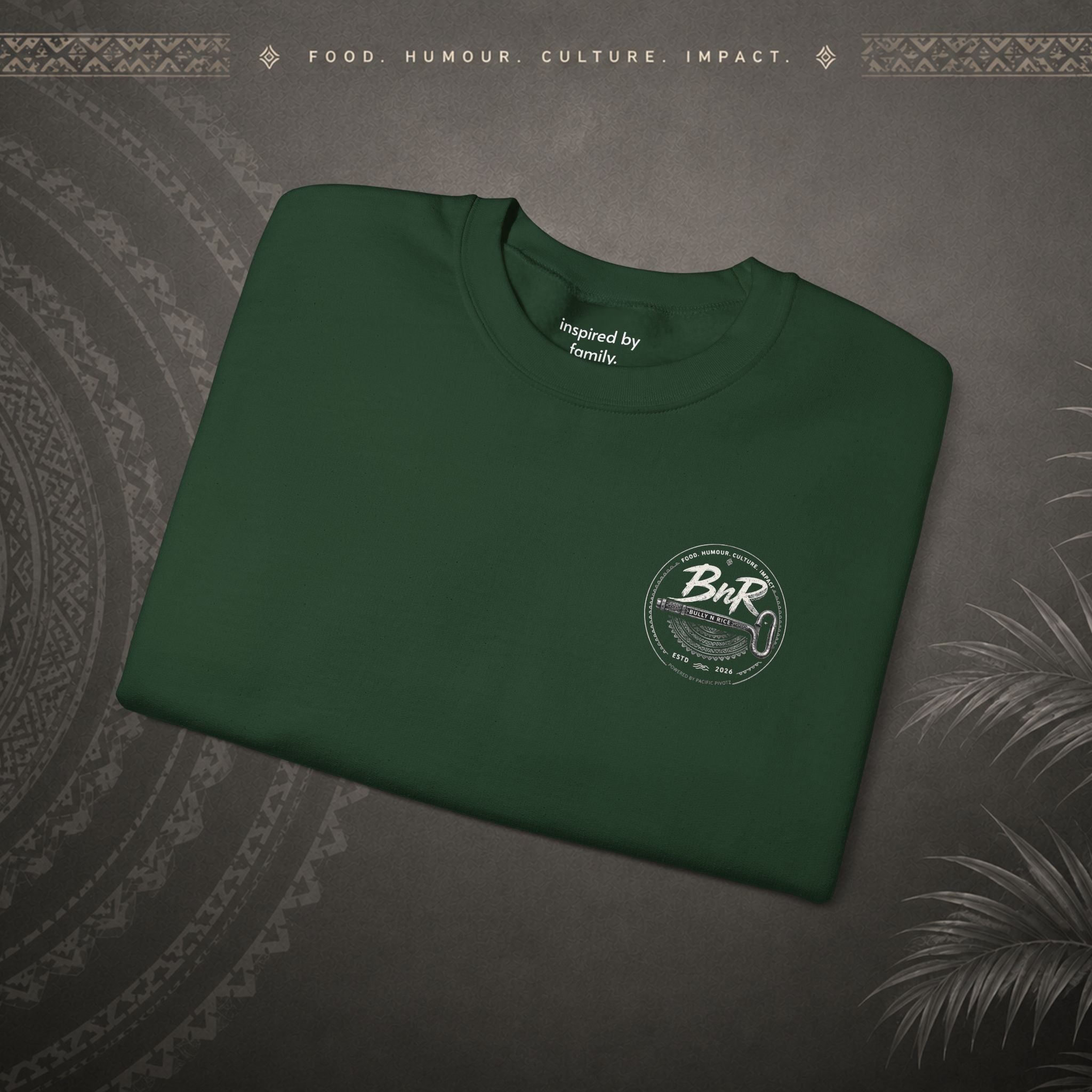 Bully n Rice Liklik Minimalist Pacific Island Jumper (crewneck sweatshirt)