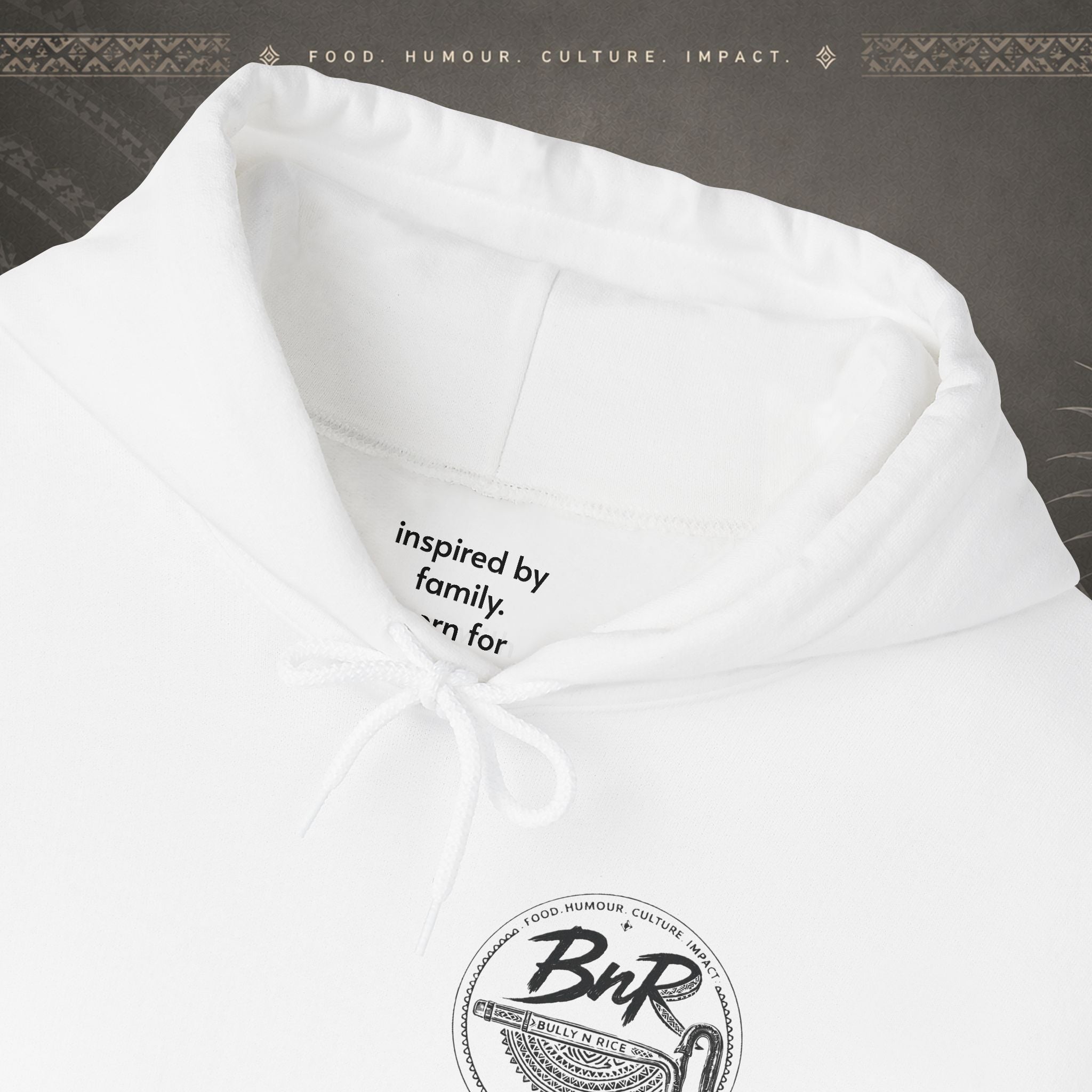Bully n Rice - Strongpela Statement Pacific Hoodie (Adult sizes 3XL - 5 XL)