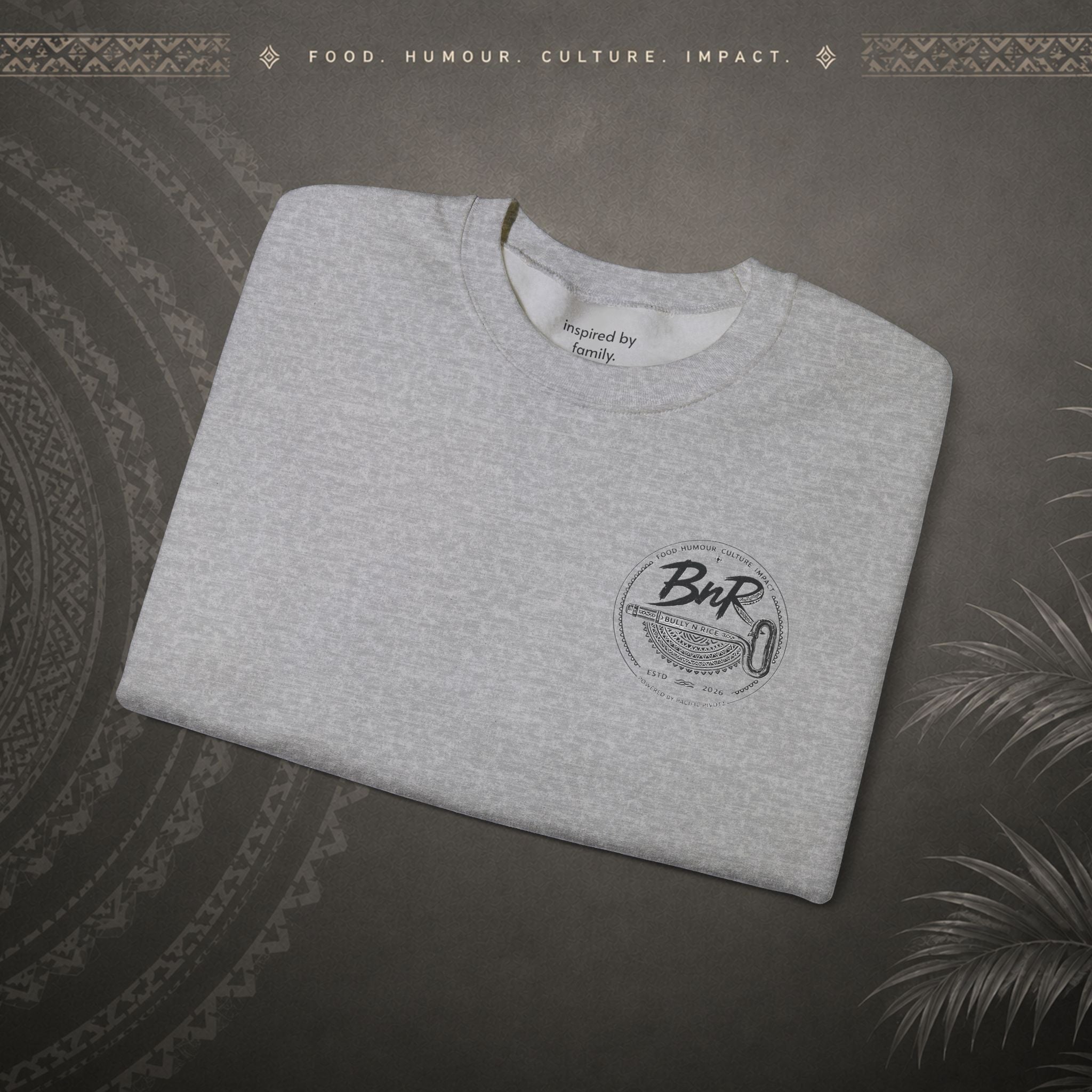 Bully n Rice Liklik Minimalist Pacific Island Jumper (crewneck sweatshirt)