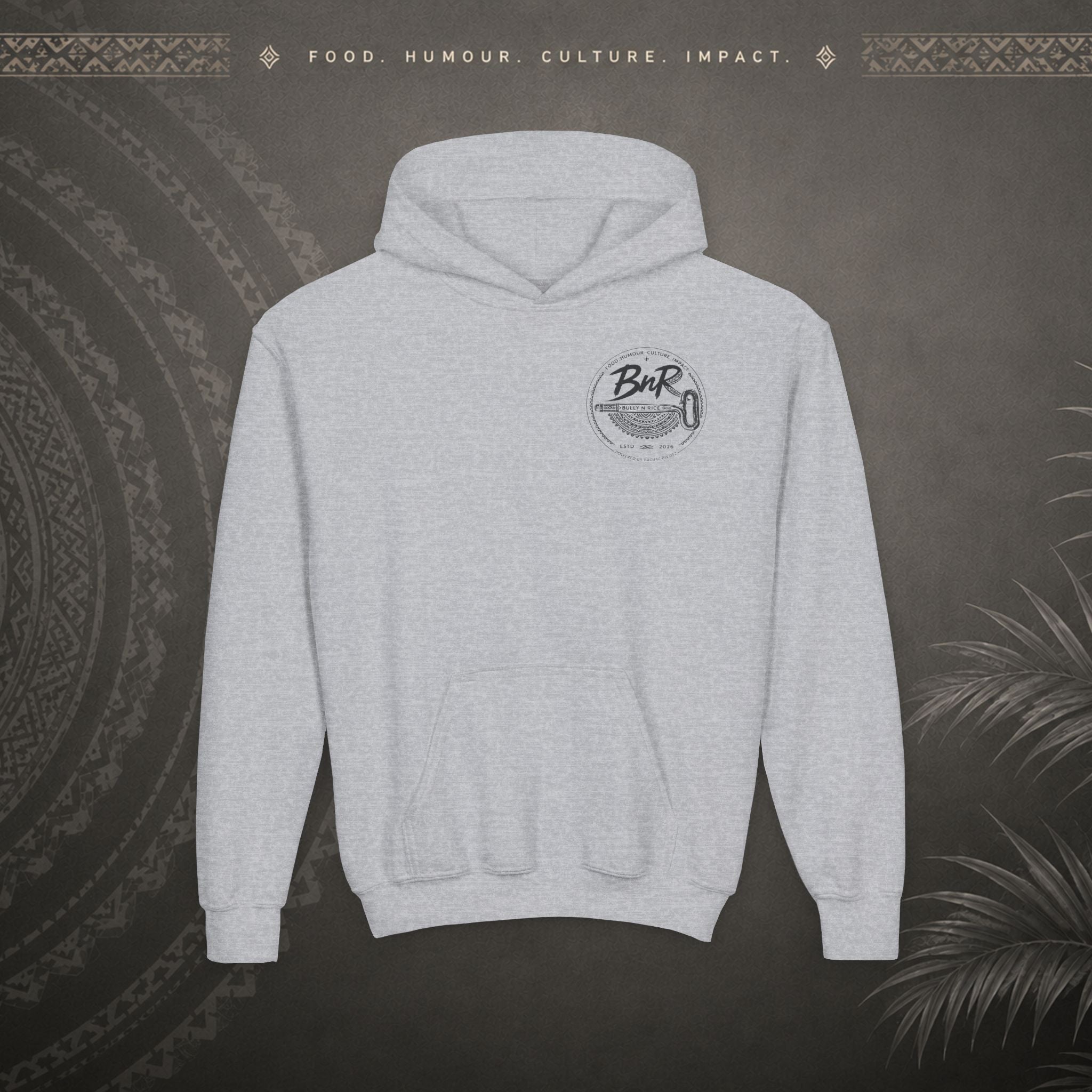 Bully n Rice - Strongpela - Kids Pacific Island Hoodie