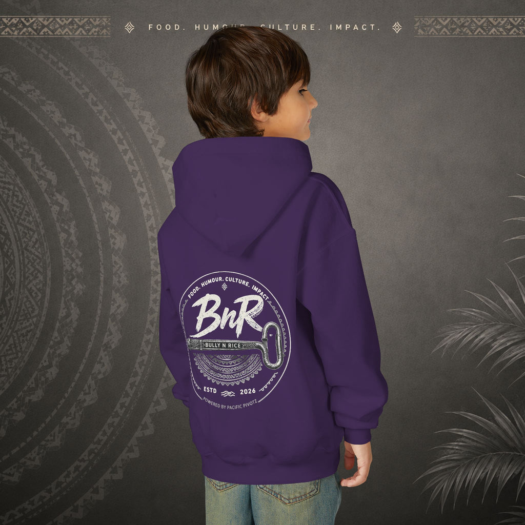 Bully n Rice - Strongpela - Kids Pacific Island Hoodie