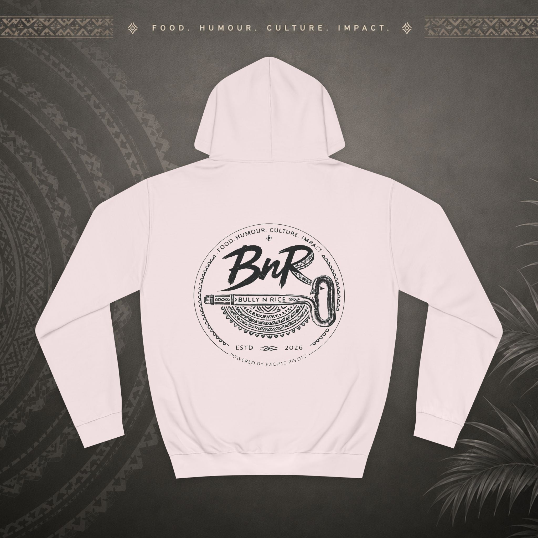 Bully n Rice - Strongpela Statement Pacific Hoodie (Adult size S - 2XL)