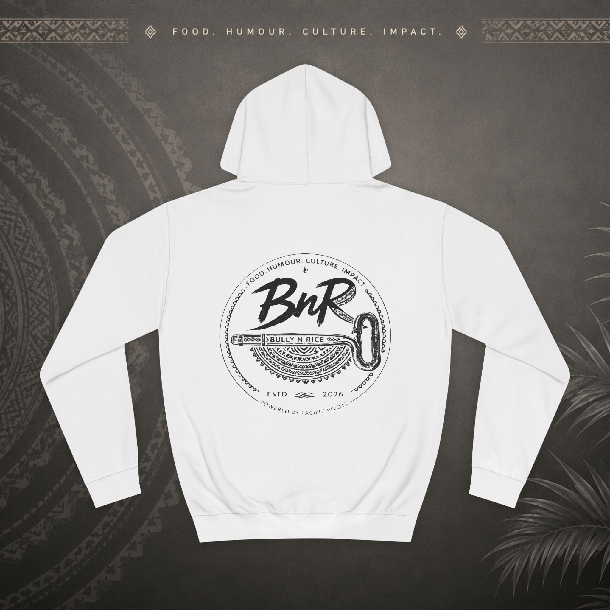 Bully n Rice - Strongpela Statement Pacific Hoodie (Adult size S - 2XL)