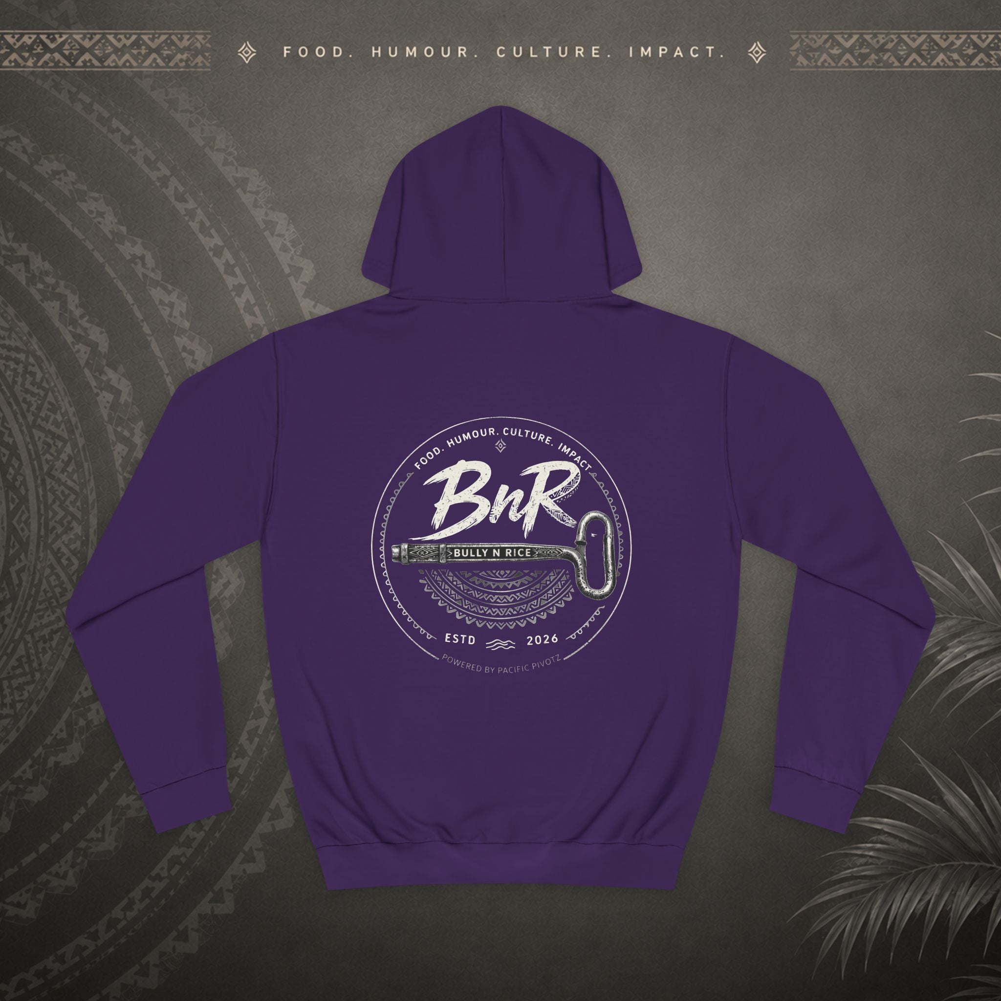 Bully n Rice - Strongpela Statement Pacific Hoodie (Adult size S - 2XL)