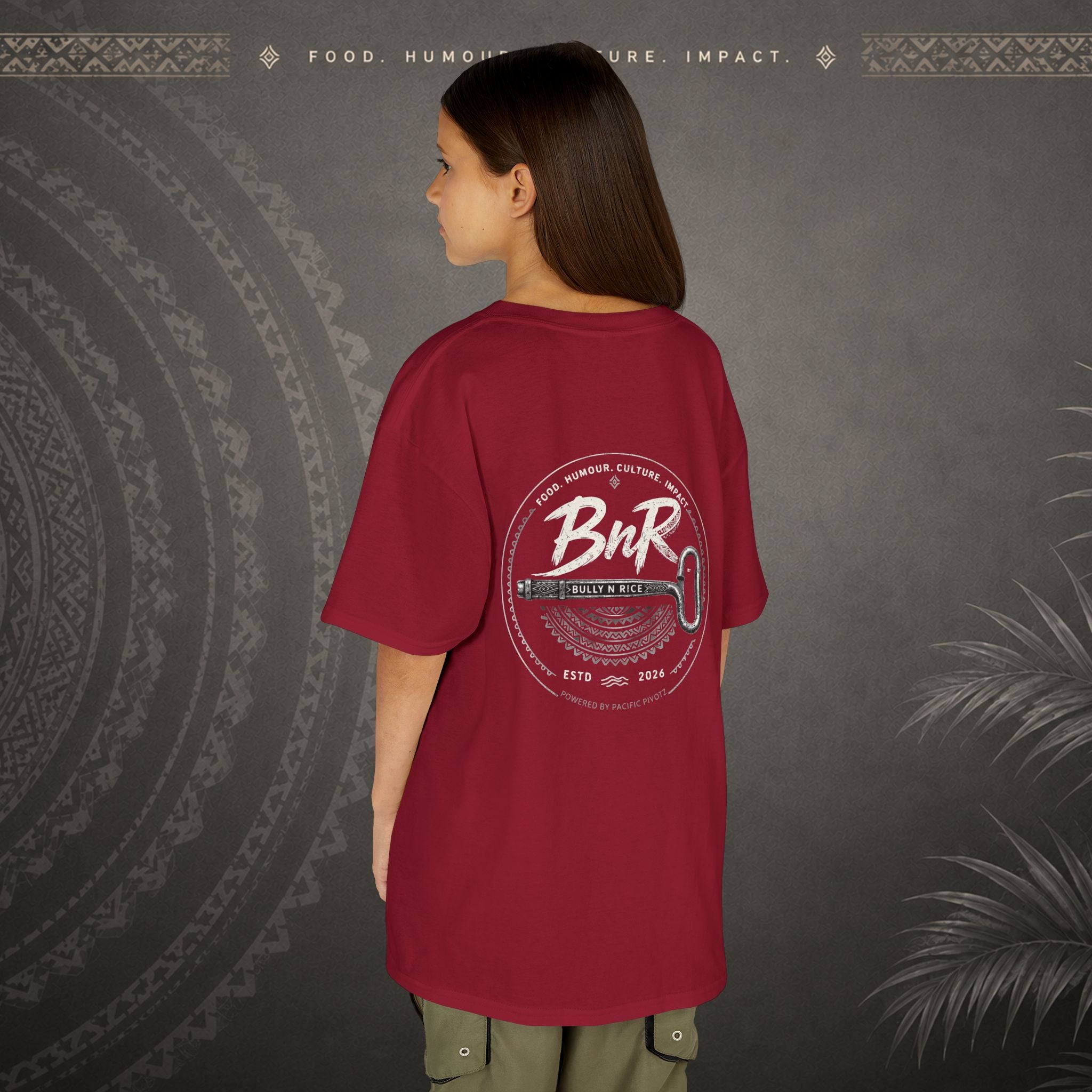 Bully n Rice - Strongpela Kids Pacific Island T-shirt