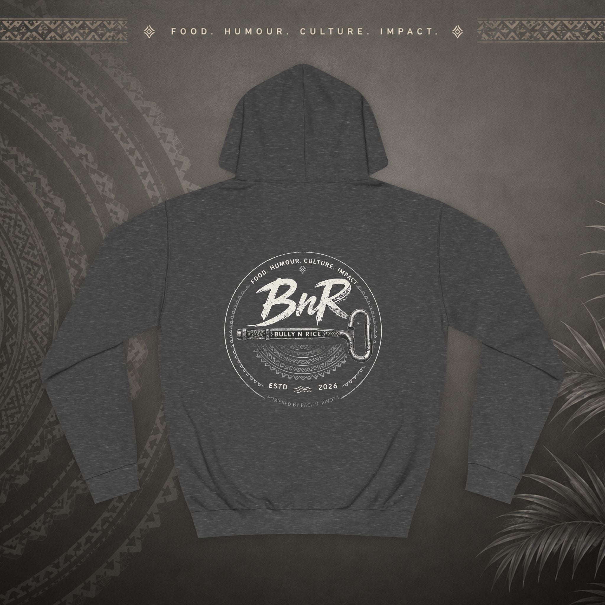 Bully n Rice - Strongpela Statement Pacific Hoodie (Adult size S - 2XL)