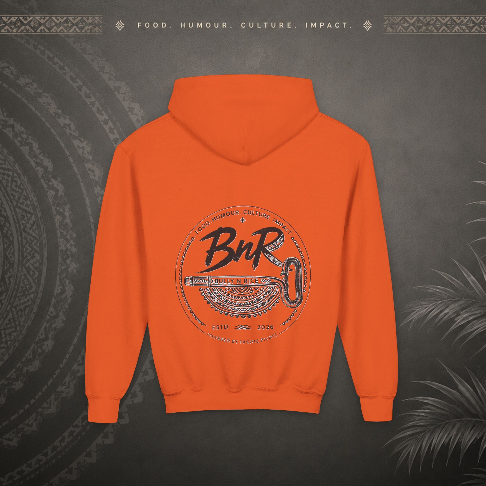 Bully n Rice - Strongpela - Kids Pacific Island Hoodie