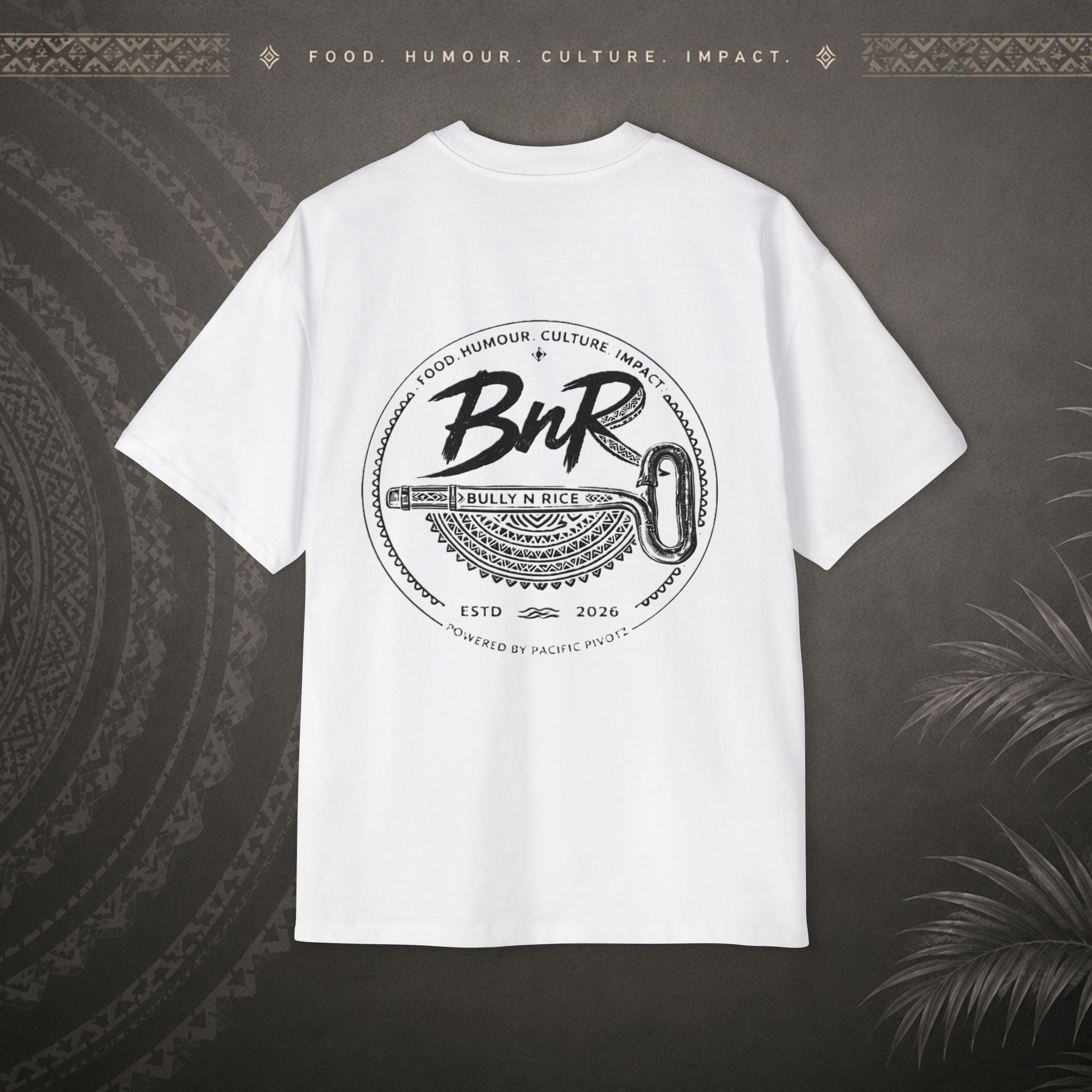 Bully n Rice Strongpela Bold Pacific Streetwear Oversized T-Shirt