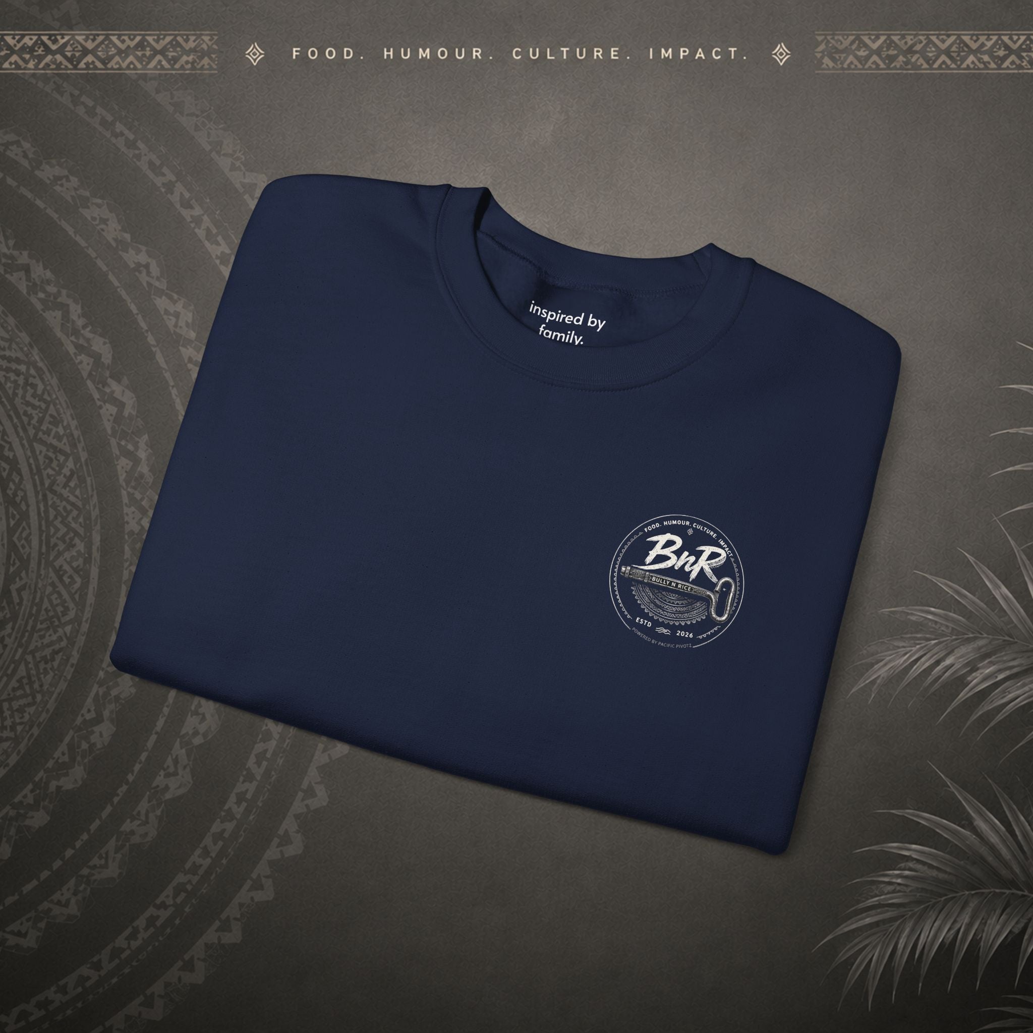 Bully n Rice Liklik Minimalist Pacific Island Jumper (crewneck sweatshirt)