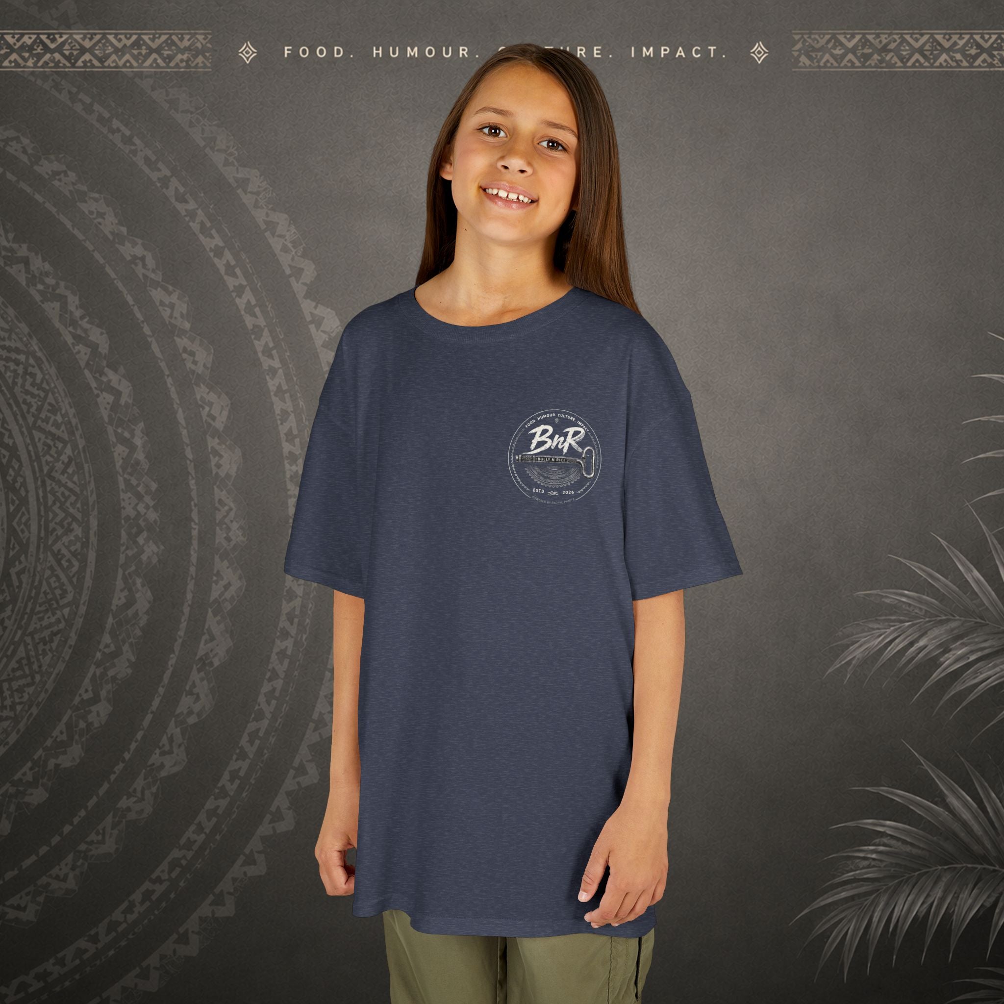Bully n Rice - Strongpela Kids Pacific Island T-shirt
