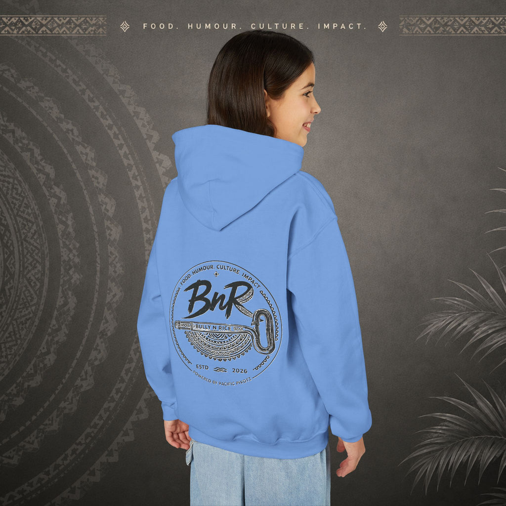 Bully n Rice - Strongpela - Kids Pacific Island Hoodie