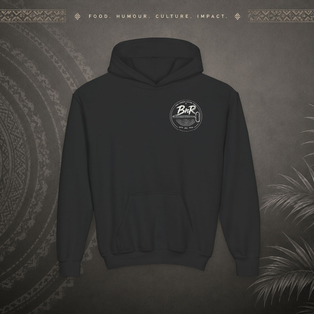 Bully n Rice - Strongpela - Kids Pacific Island Hoodie