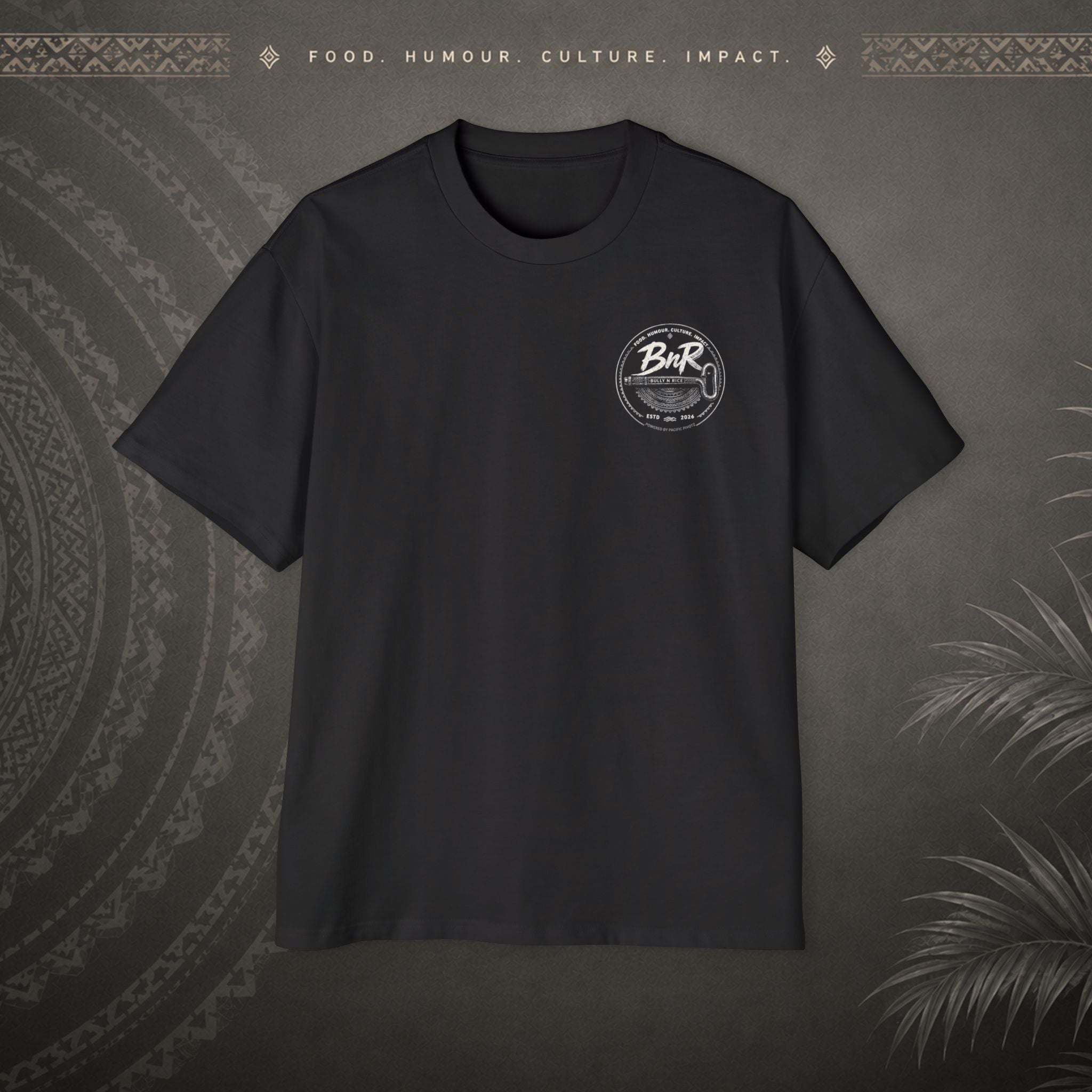 Bully n Rice Strongpela Bold Pacific Streetwear Oversized T-Shirt