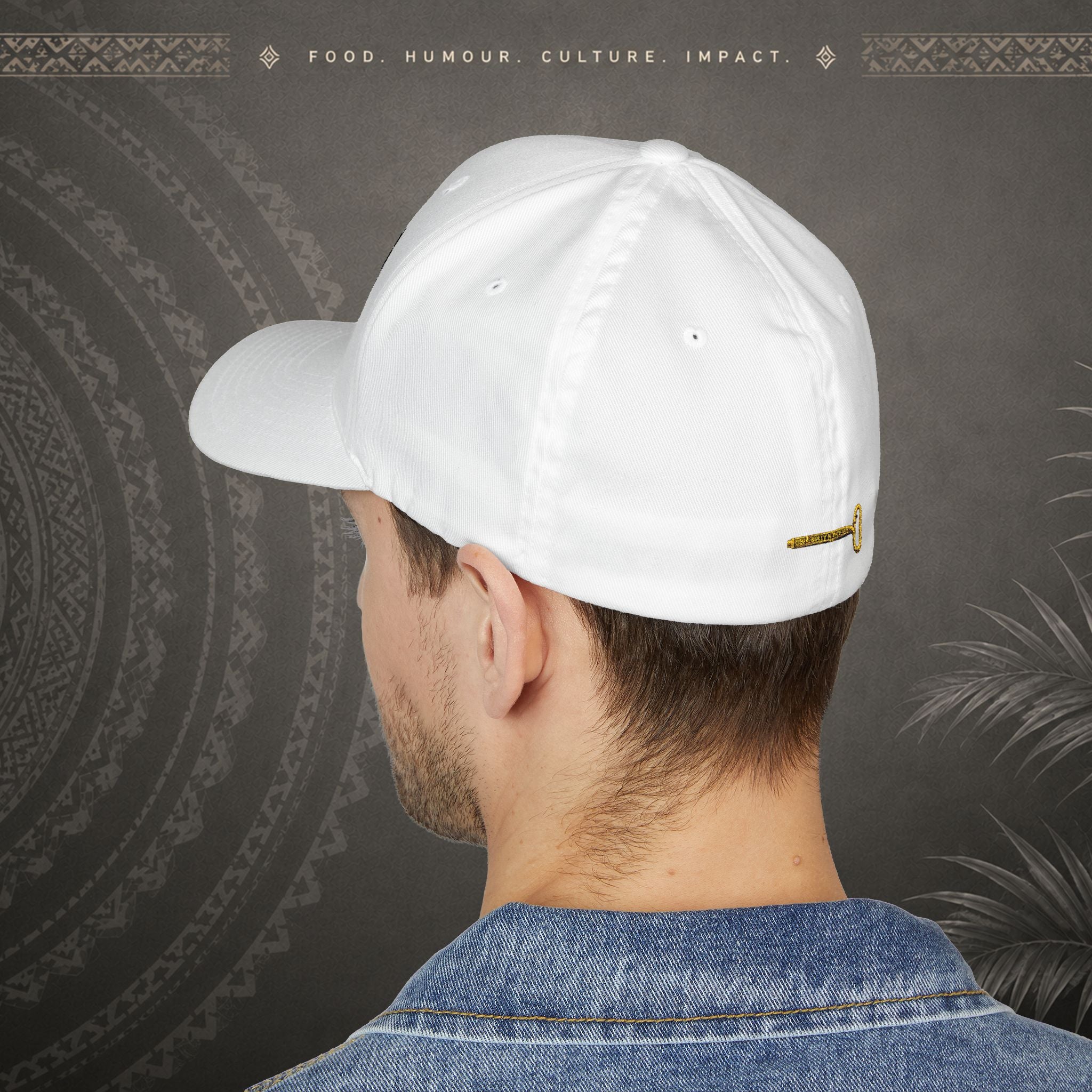 Bully n Rice - Somting Moa - Streetwear Pacific Identity Flexfit Cap (black)