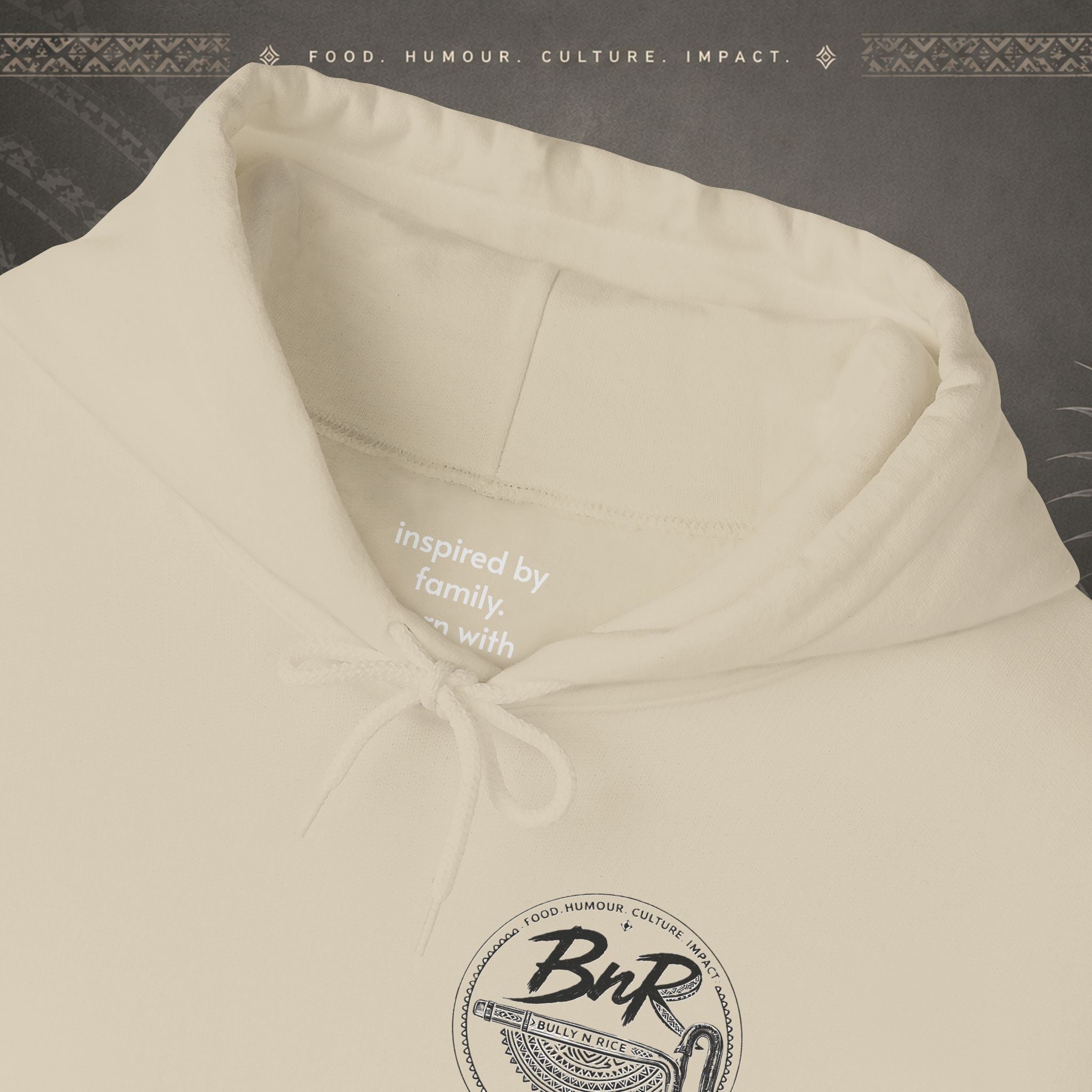 Bully n Rice - Strongpela Statement Pacific Hoodie (Adult sizes 3XL - 5 XL)