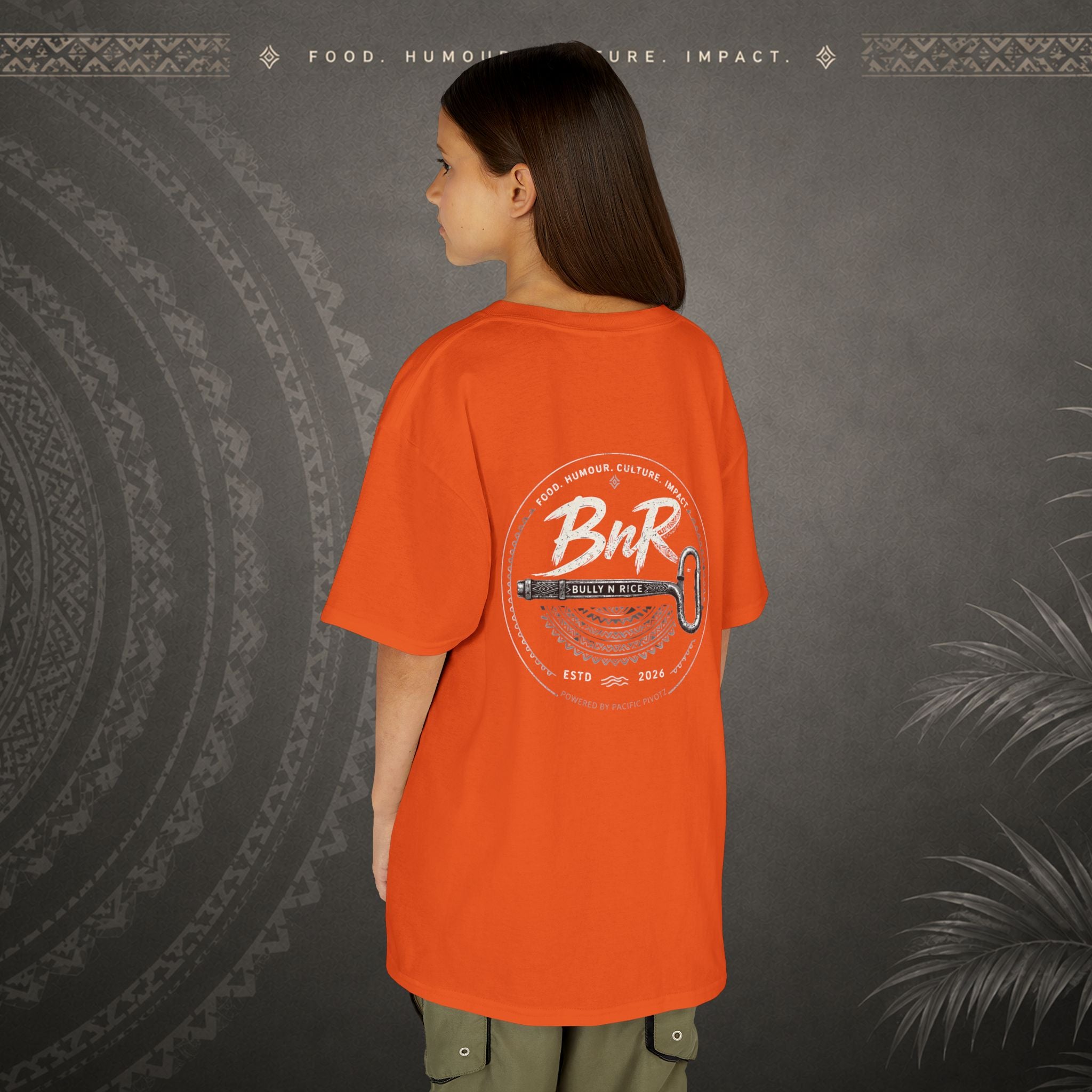 Bully n Rice - Strongpela Kids Pacific Island T-shirt