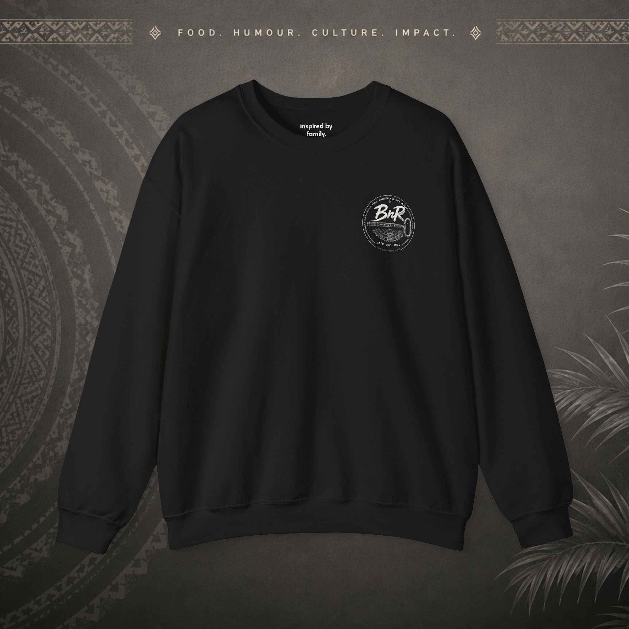 Bully n Rice Liklik Minimalist Pacific Island Jumper (crewneck sweatshirt)
