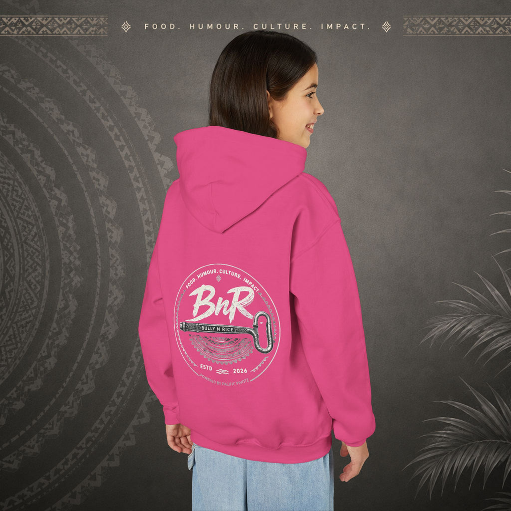 Bully n Rice - Strongpela - Kids Pacific Island Hoodie