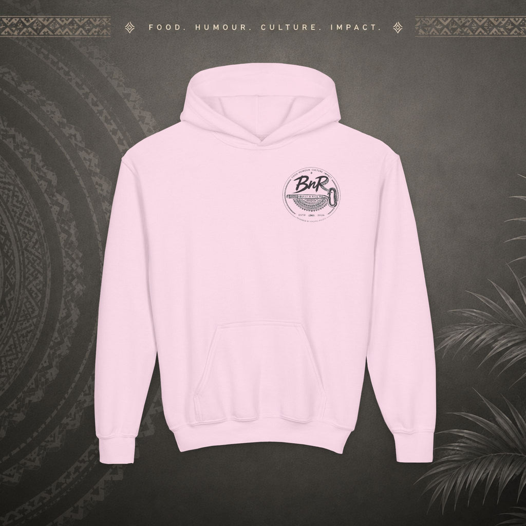 Bully n Rice - Strongpela - Kids Pacific Island Hoodie
