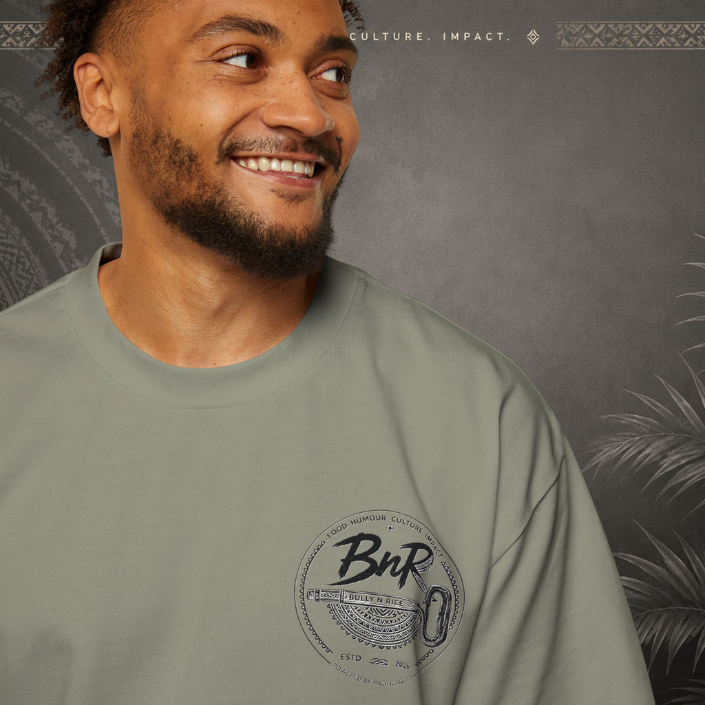 Bully n Rice Strongpela Bold Pacific Streetwear Oversized T-Shirt