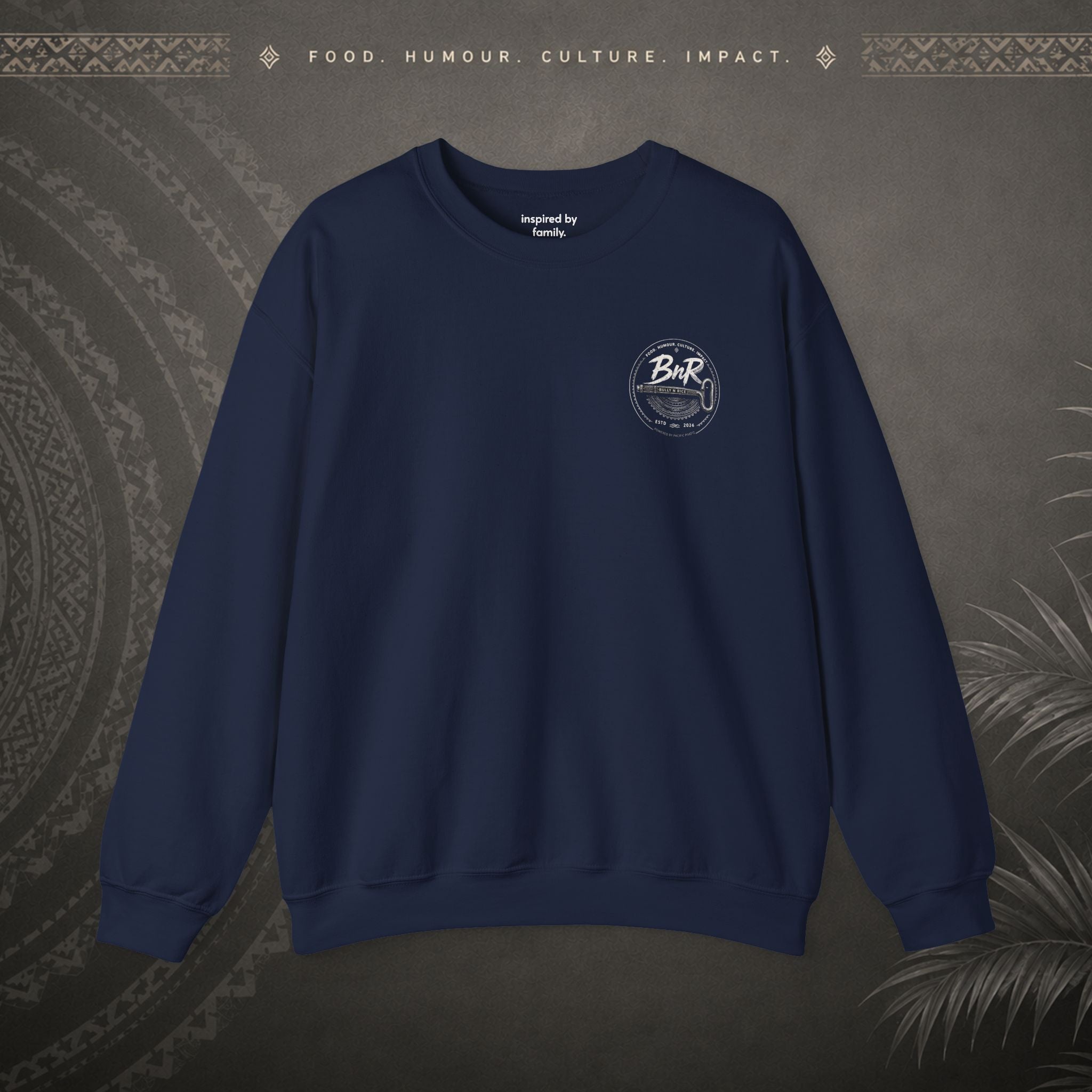 Bully n Rice Liklik Minimalist Pacific Island Jumper (crewneck sweatshirt)