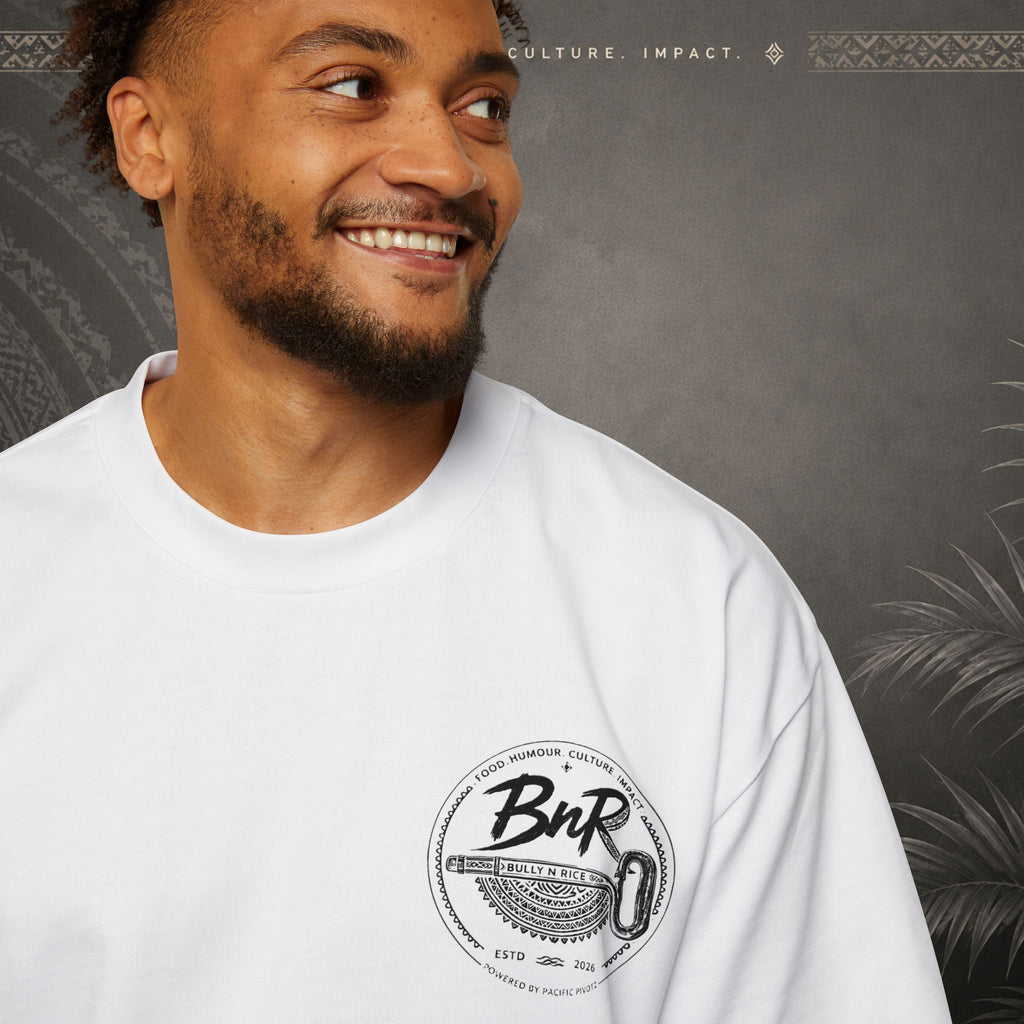 Bully n Rice Strongpela Bold Pacific Streetwear Oversized T-Shirt