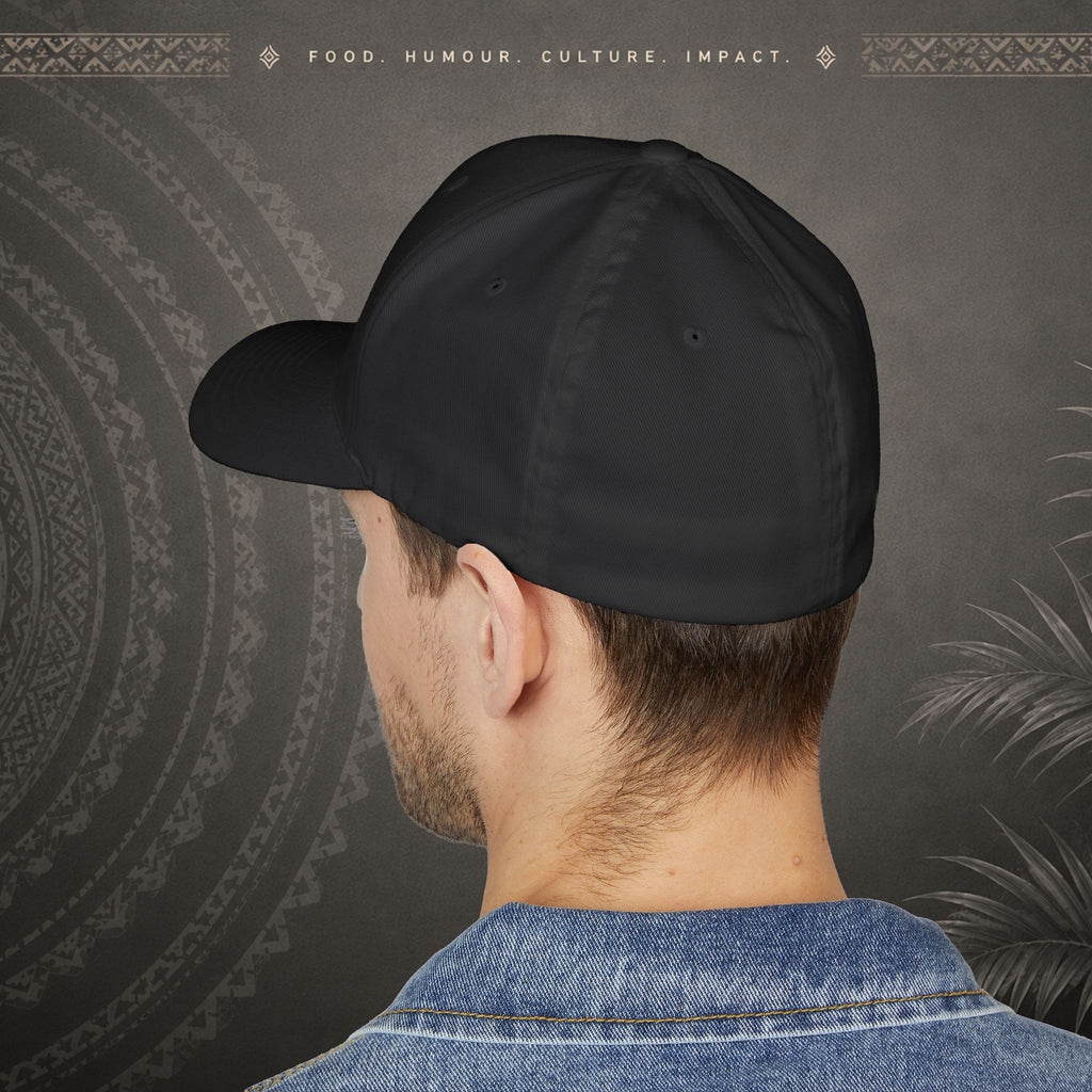 Bully n Rice - Fletcher Collection Pacific Streetwear - Flexfit Cap (black print)