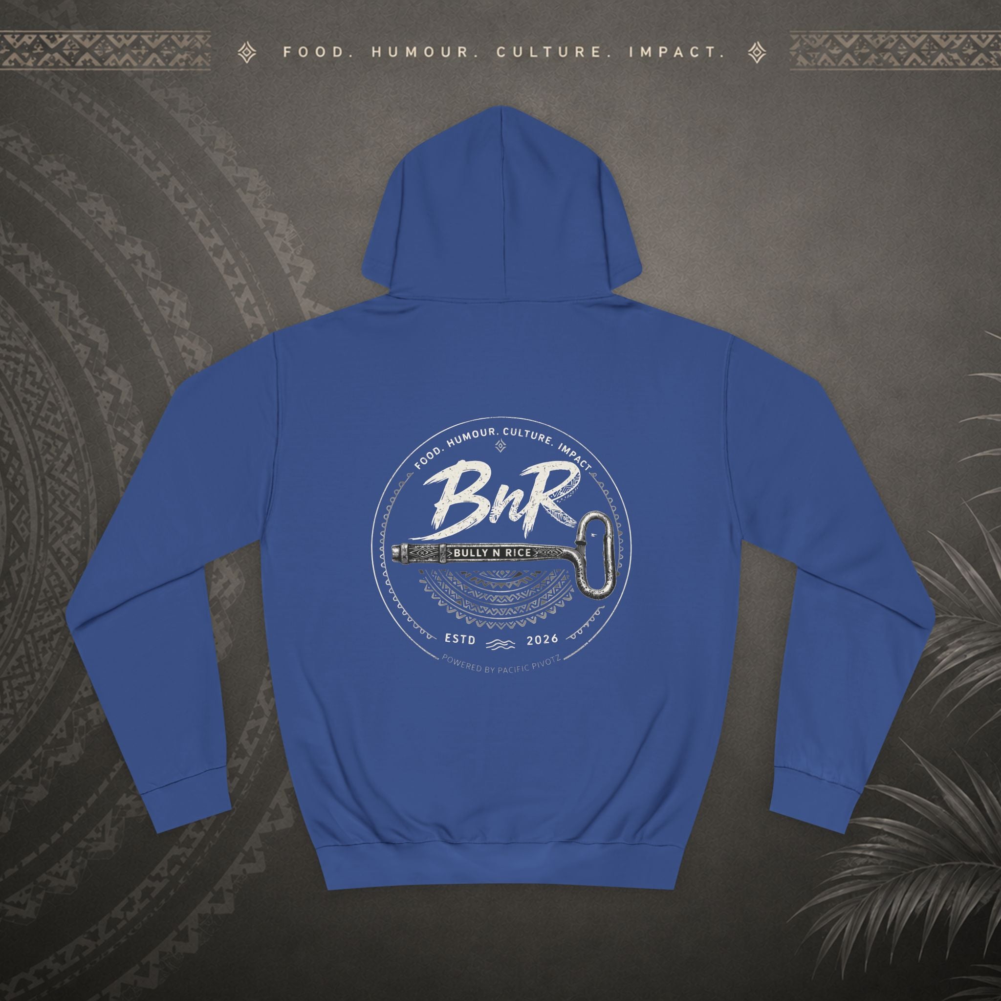 Bully n Rice - Strongpela Statement Pacific Hoodie (Adult size S - 2XL)