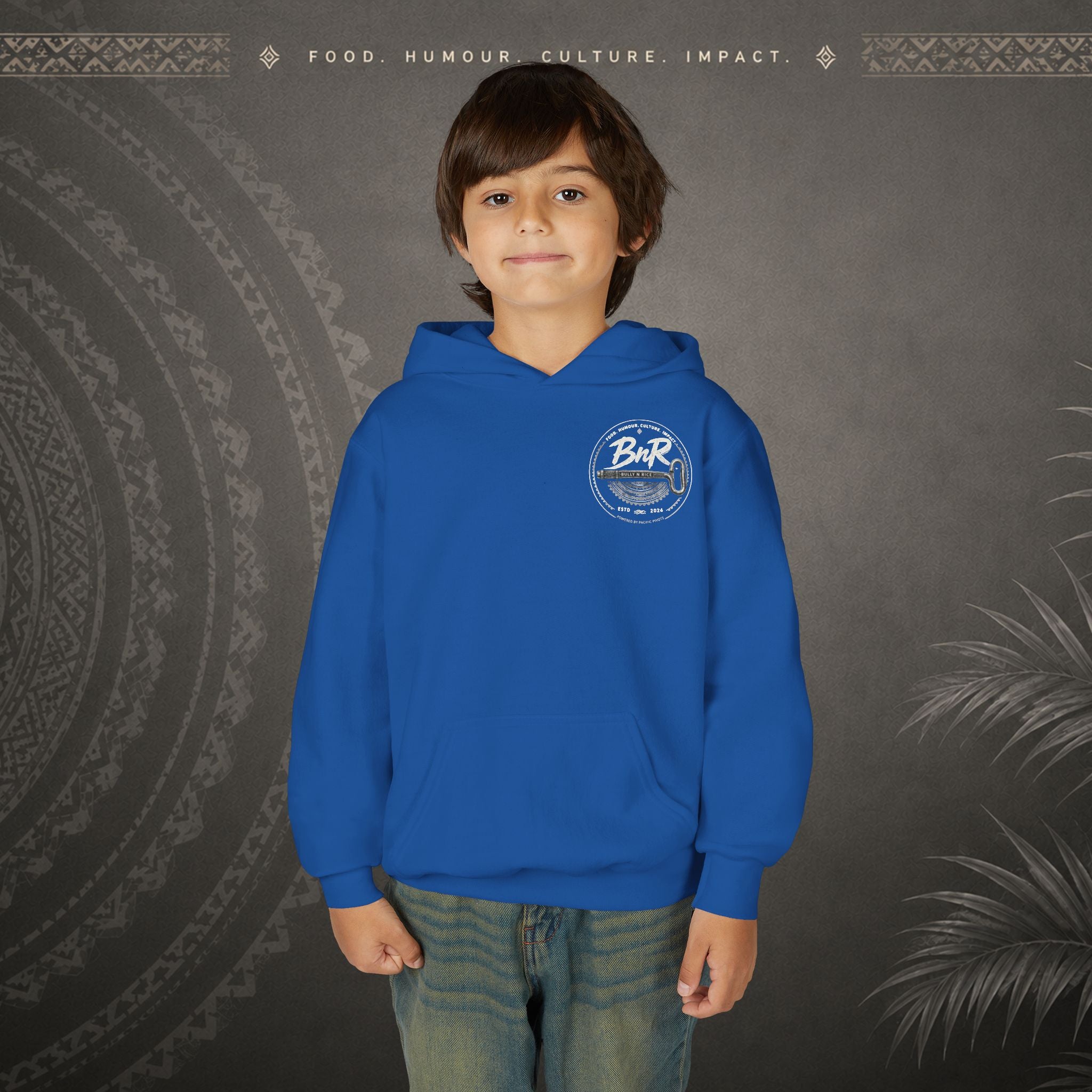 Bully n Rice Liklik Kids Pacific Island Hoodie