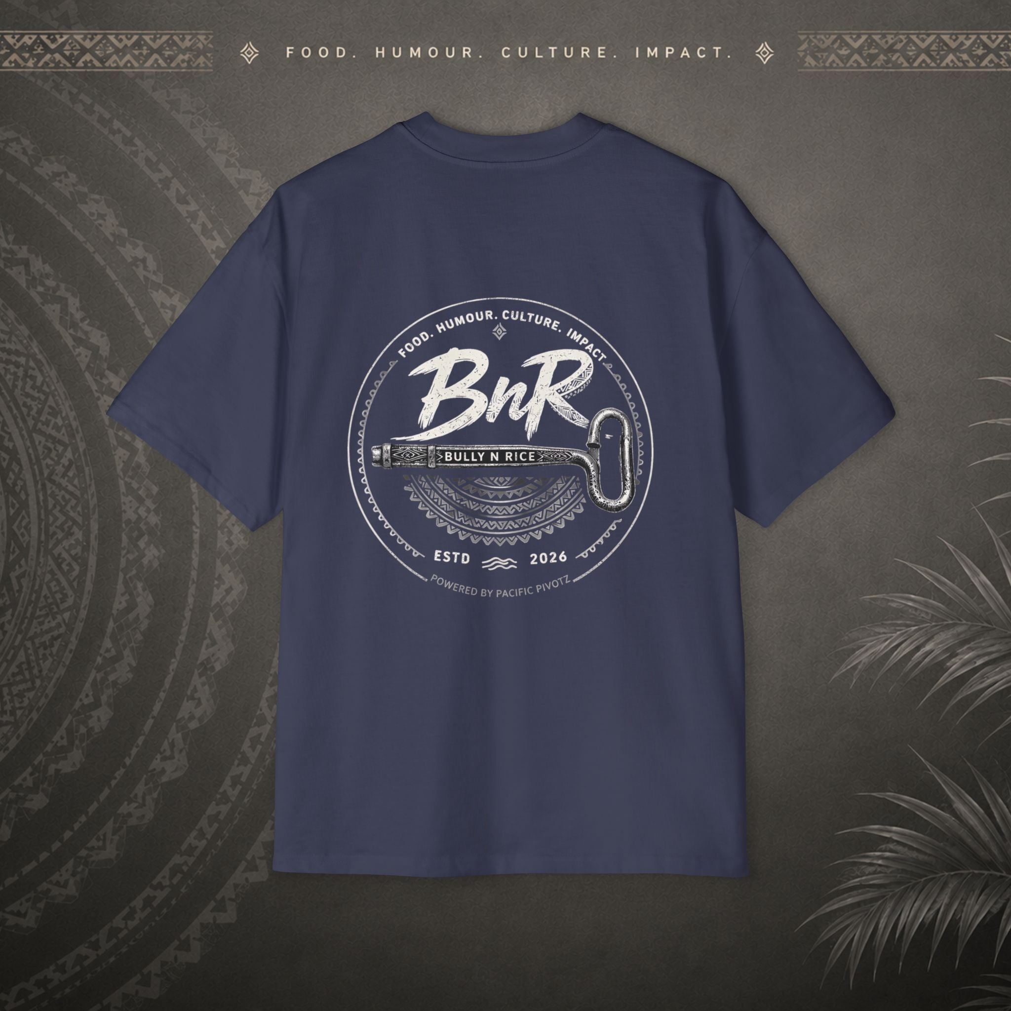 Bully n Rice Strongpela Bold Pacific Streetwear Oversized T-Shirt