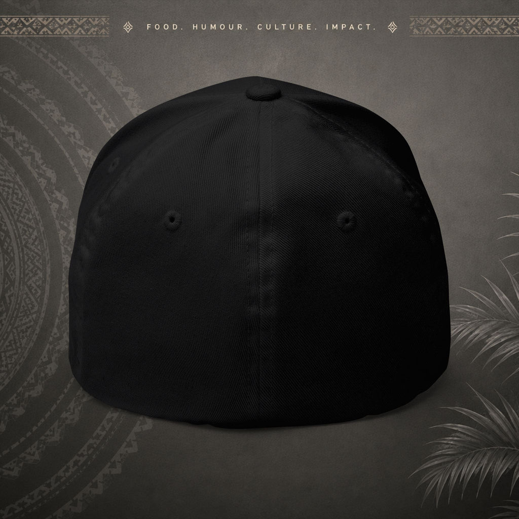 Bully n Rice - Fletcher Collection Pacific Streetwear - Flexfit Cap (black print)