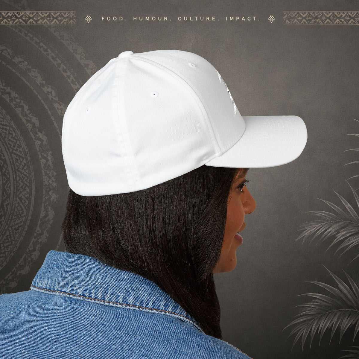 Bully n Rice - Fletcher Collection Pacific Streetwear - Flexfit Cap (white print)