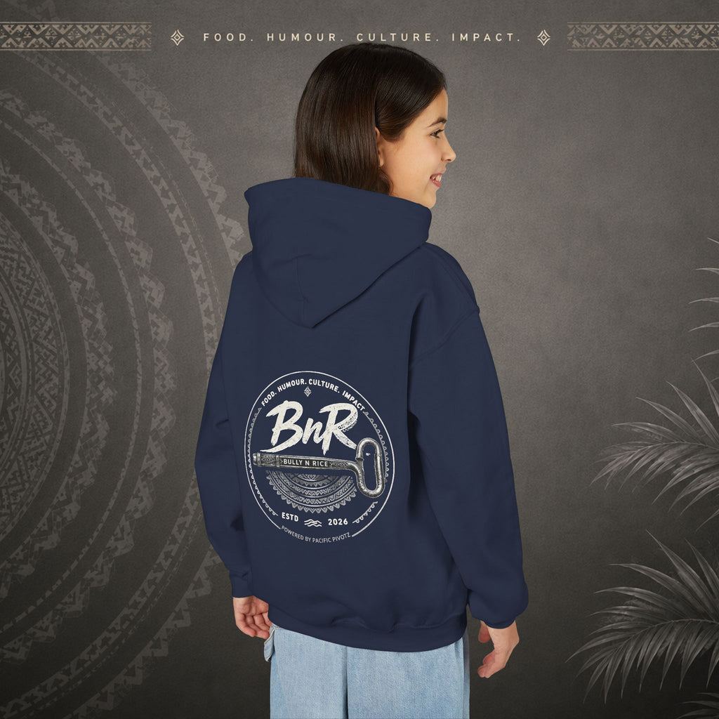 Bully n Rice - Strongpela - Kids Pacific Island Hoodie