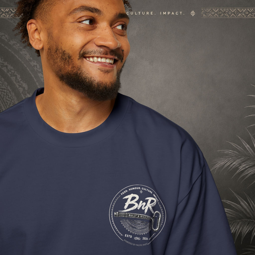 Bully n Rice Strongpela Bold Pacific Streetwear Oversized T-Shirt