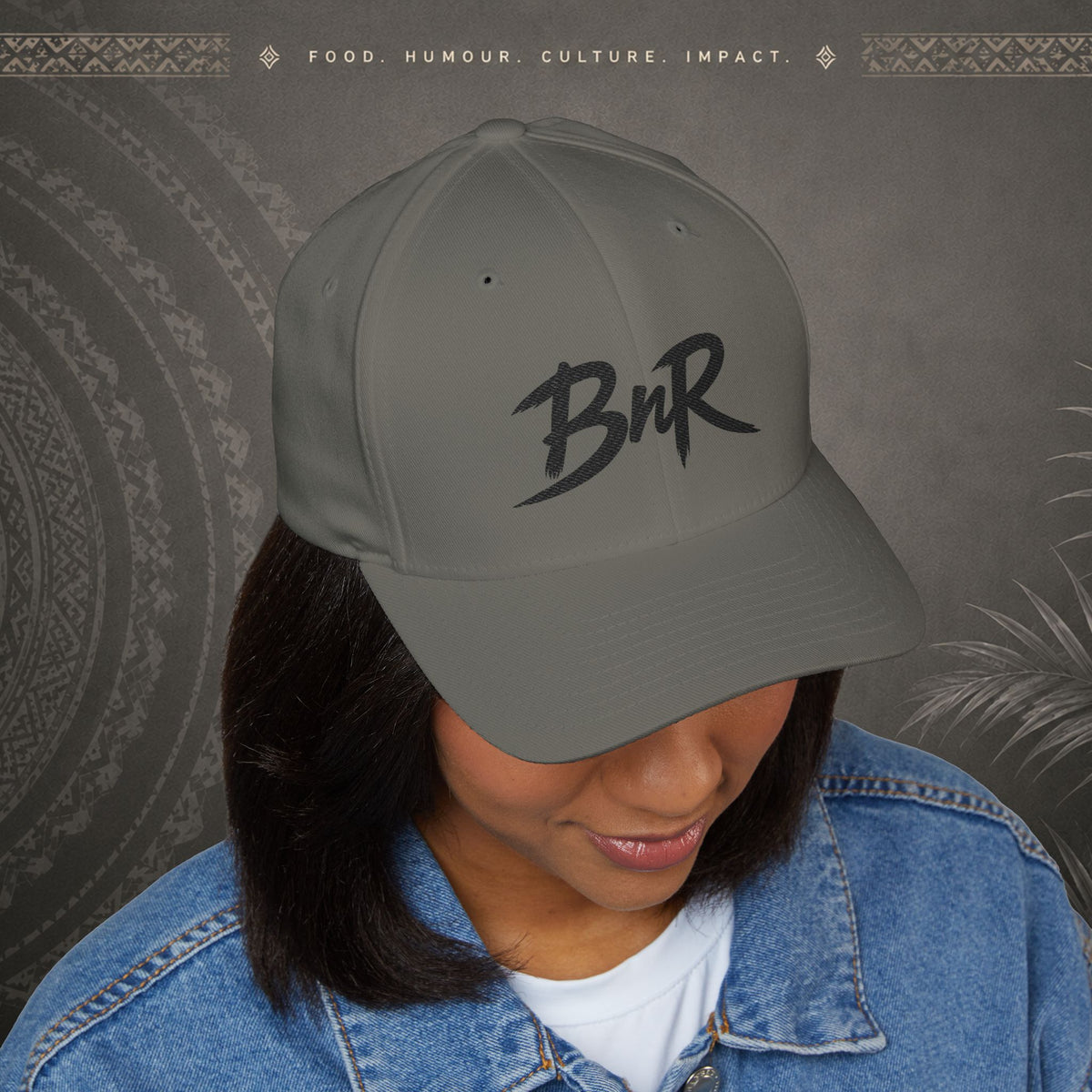 Bully n Rice - Fletcher Collection Pacific Streetwear - Flexfit Cap (black print)