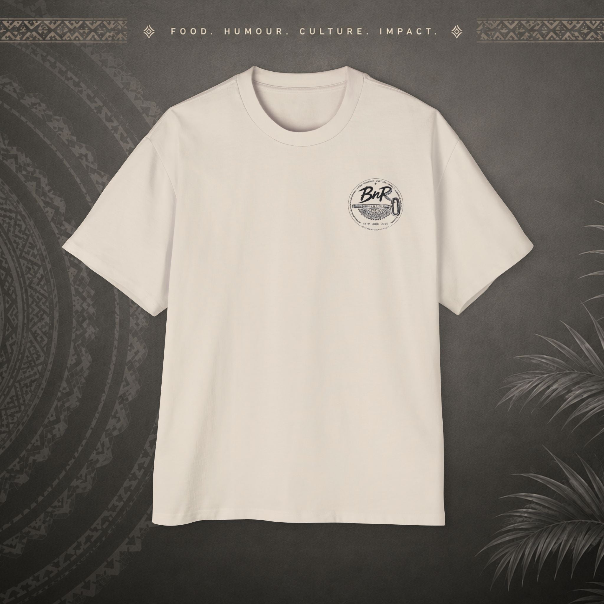 Bully n Rice Liklik Pacific Streetwear Oversized T-Shirt adult