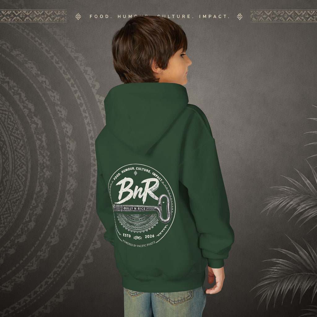 Bully n Rice - Strongpela - Kids Pacific Island Hoodie
