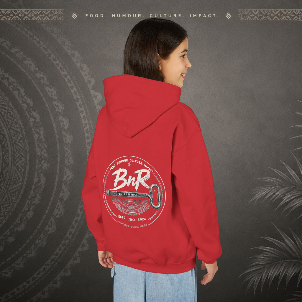 Bully n Rice - Strongpela - Kids Pacific Island Hoodie